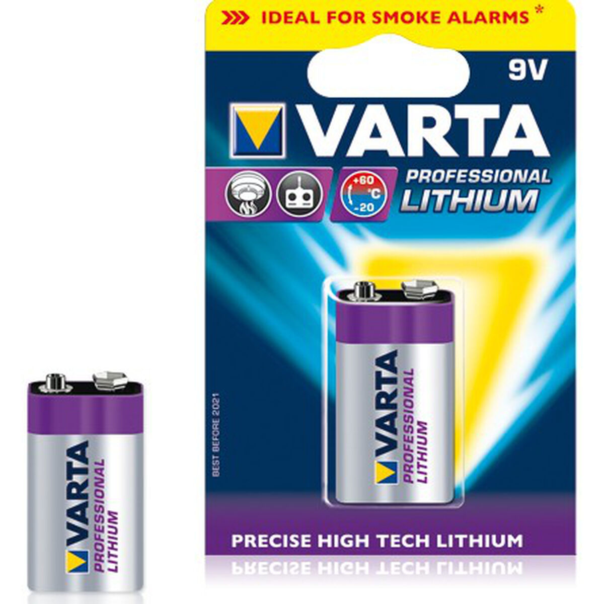 VARTA Piles lithium 6122301401 CR-V9 blister de 1