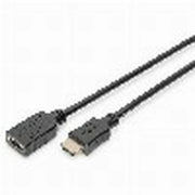 Digitus AK-330201-050-S câble HDMI 5 m HDMI Type A (Standard) Noir