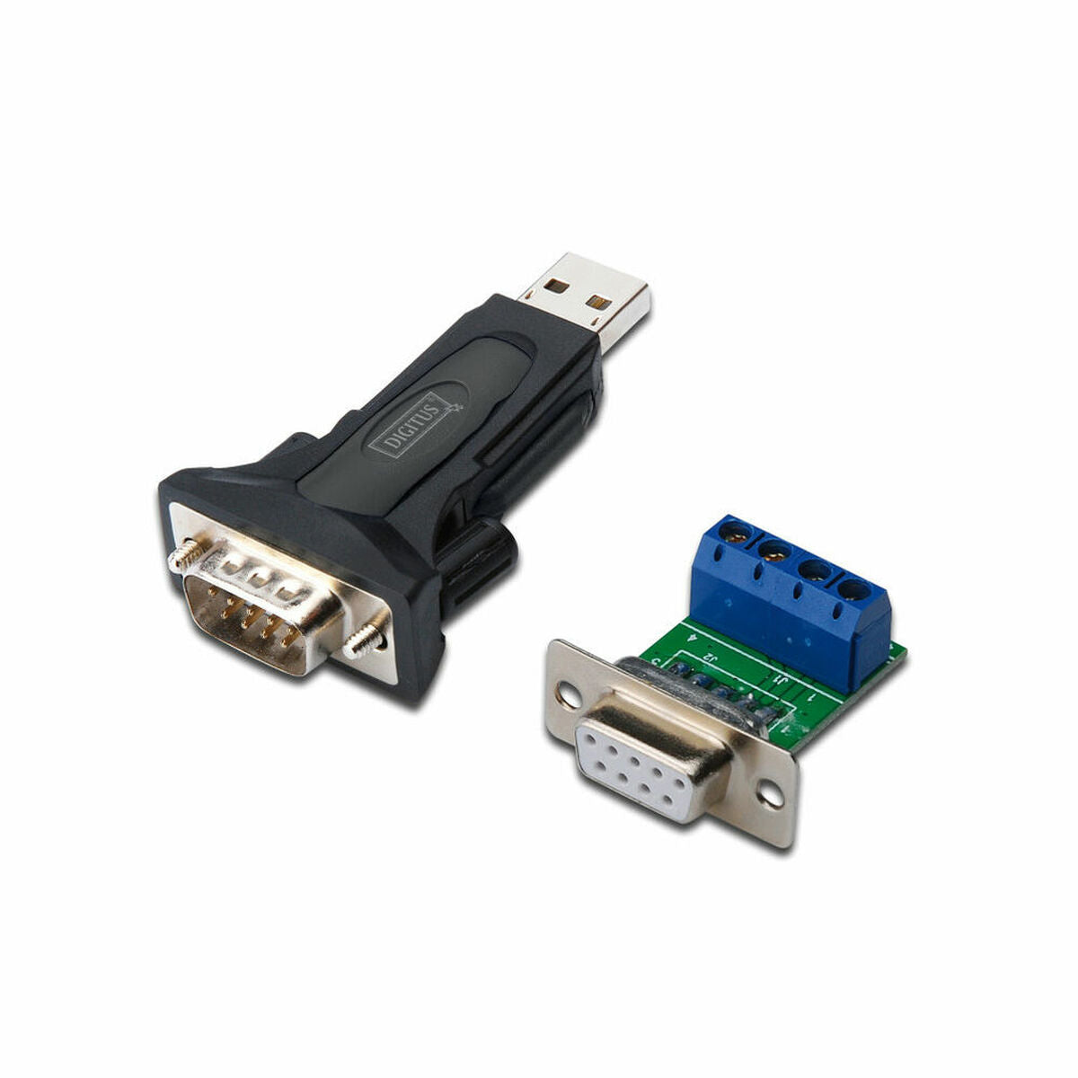 Digitus DA-70157 changeur de genre de câble USB 2.0 RS-485 Noir