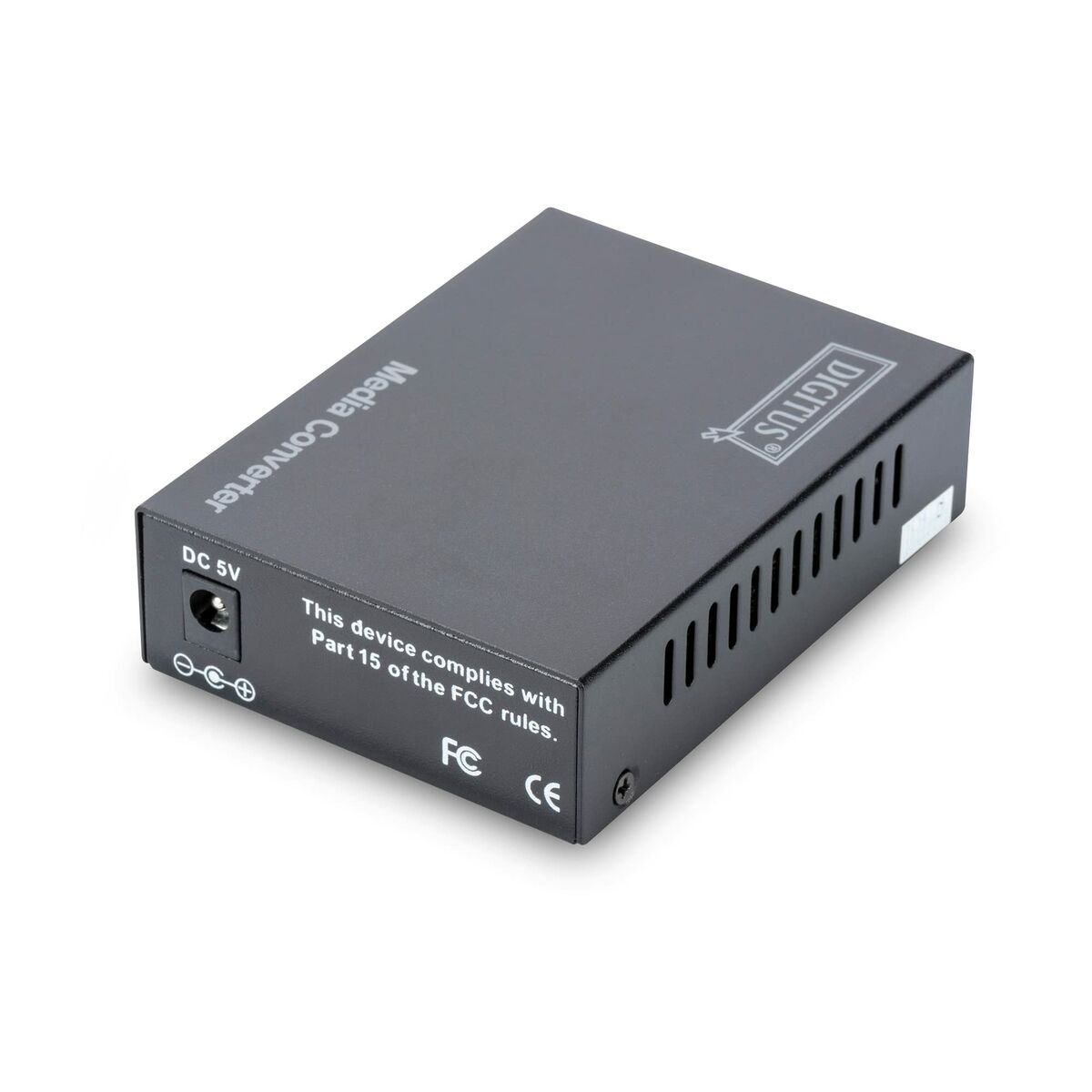 Digitus DN-82123 convertisseur de support réseau 1000 Mbit/s 1550 nm Monomode Noir