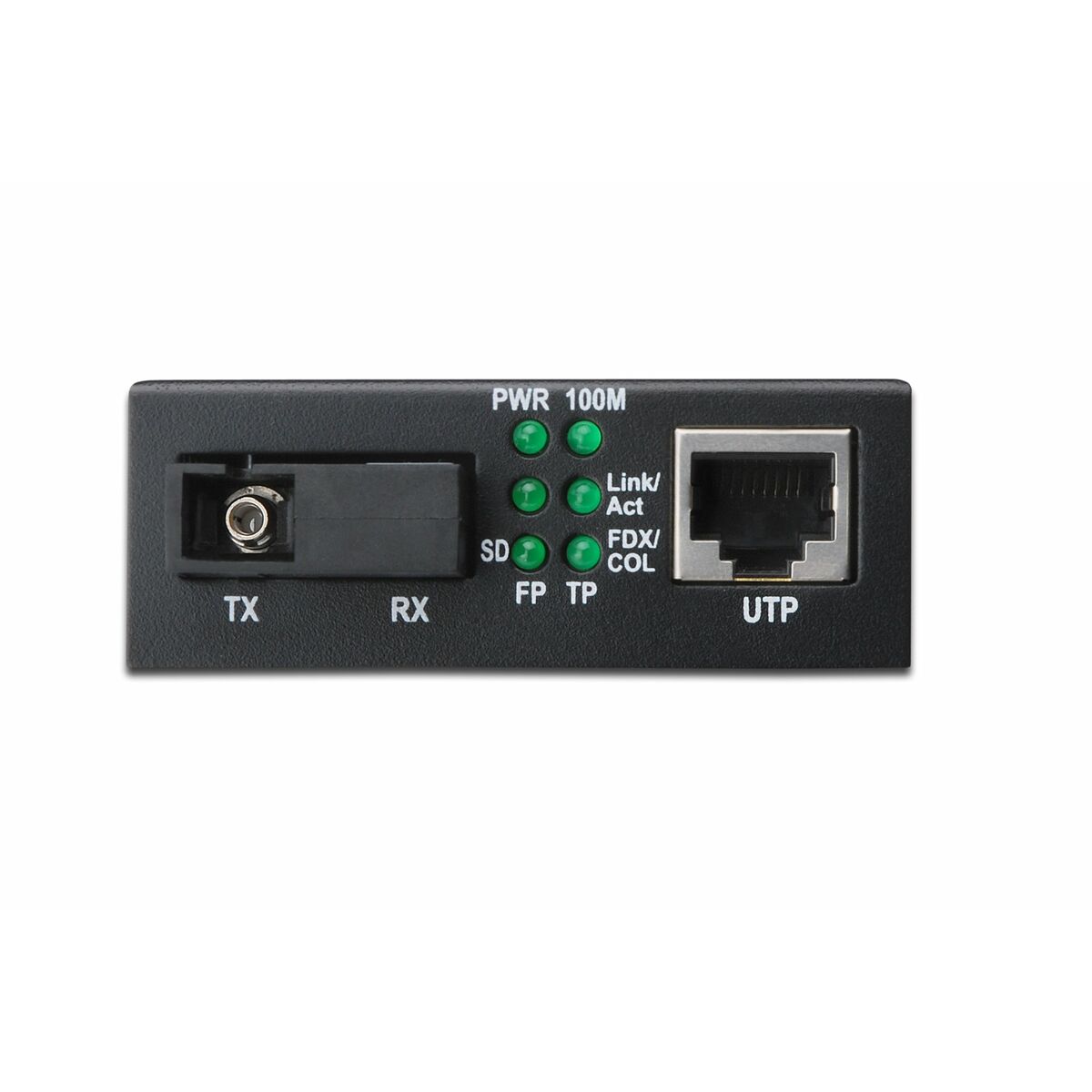 Digitus DN-82123 convertisseur de support réseau 1000 Mbit/s 1550 nm Monomode Noir