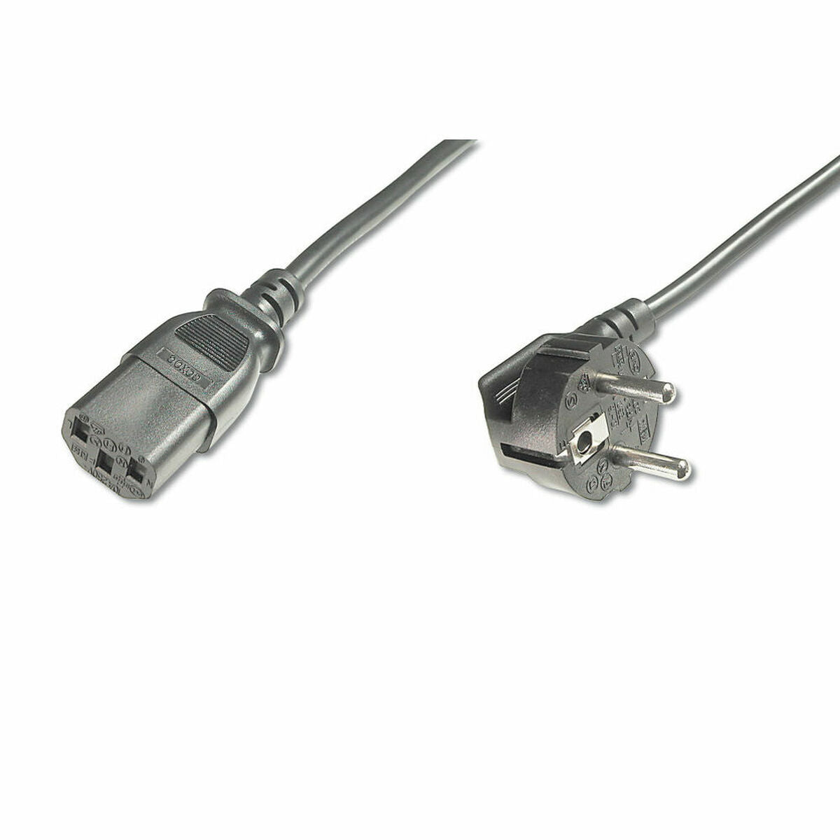 Digitus AK-440100-018-S câble électrique Noir 1,8 m CEE7/7 IEC C13
