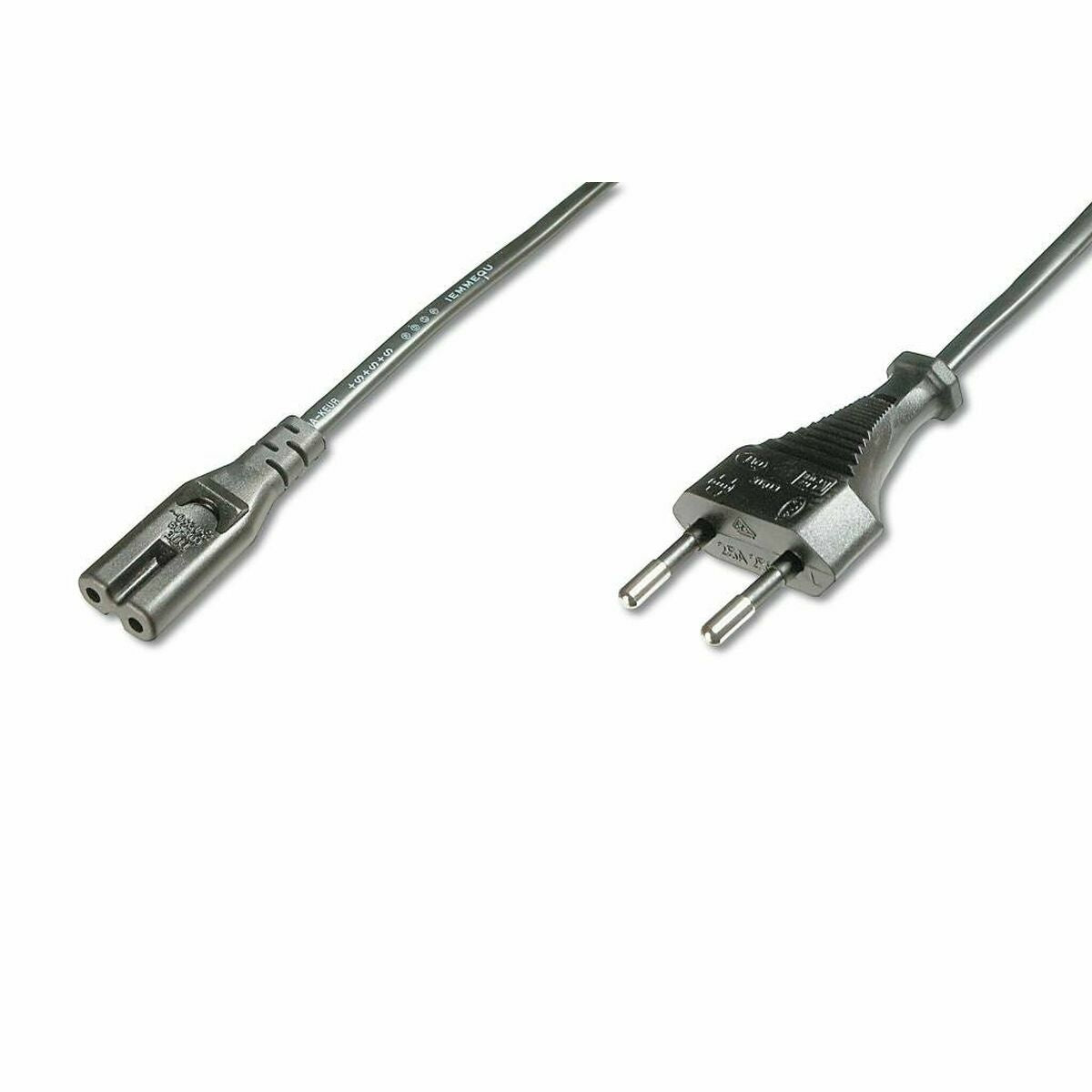 Digitus AK-440104-018-S câble électrique Noir 1,8 m Coupleur C7