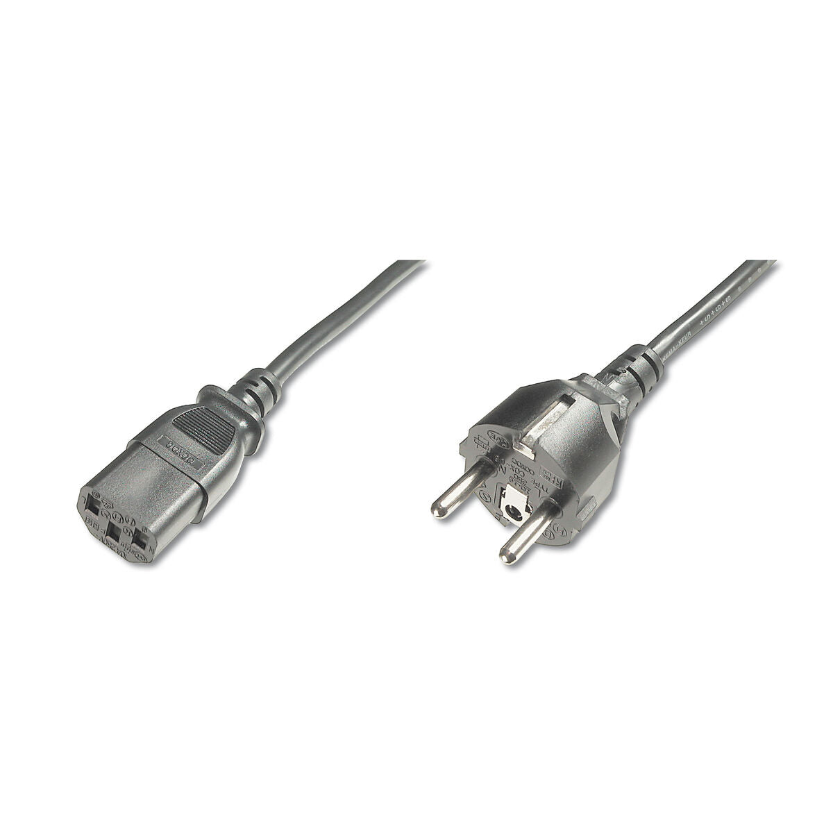Digitus AK-440110-012-S câble électrique Noir 1,2 m CEE7/7 IEC C13