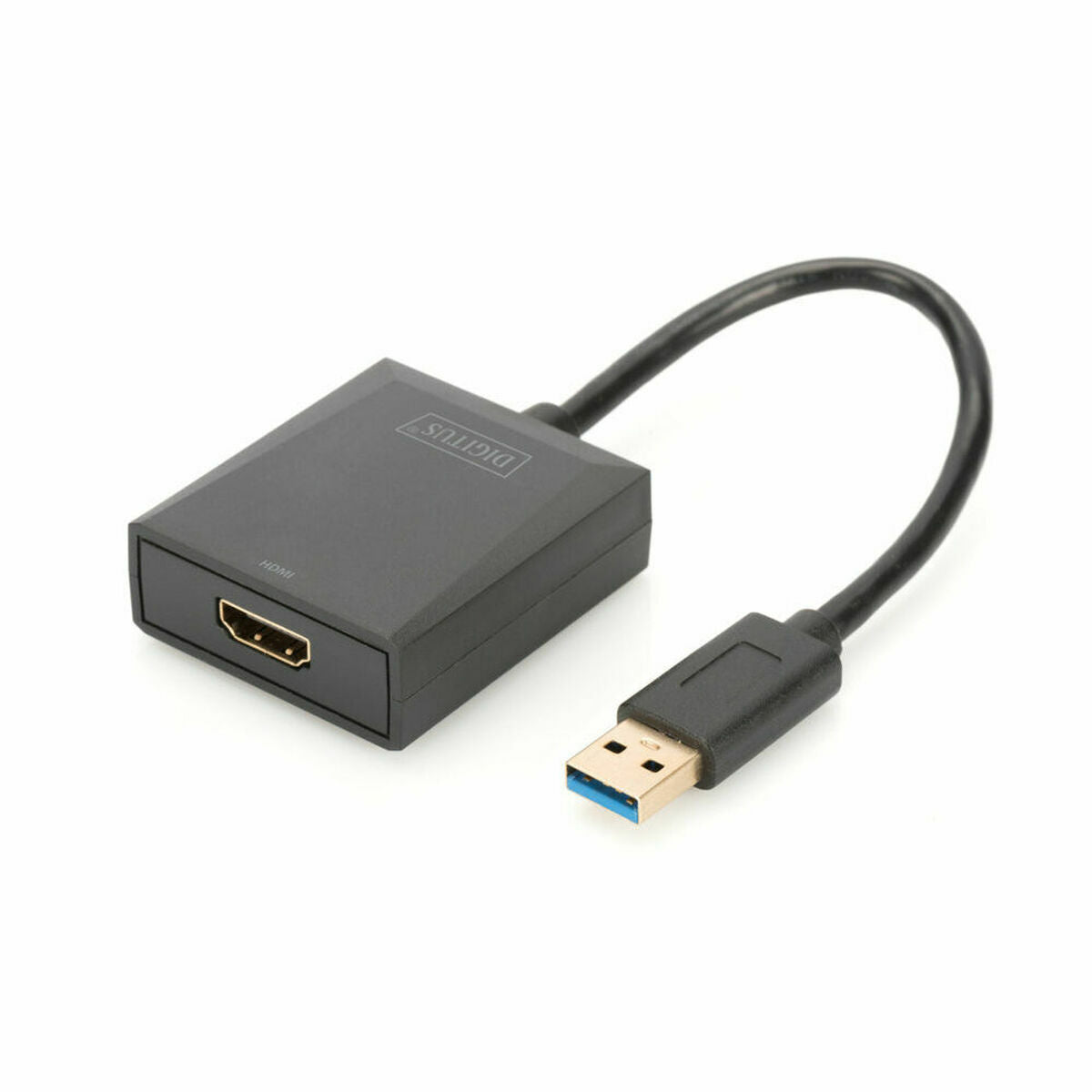 DIGITUS Adaptateur USB 3.0 vers HDMI - 1920 x 1080 pixels - 1080p - Noir - Ampoule - 220 mm - 160 mm
