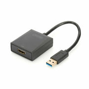 DIGITUS Adaptateur USB 3.0 vers HDMI - 1920 x 1080 pixels - 1080p - Noir - Ampoule - 220 mm - 160 mm