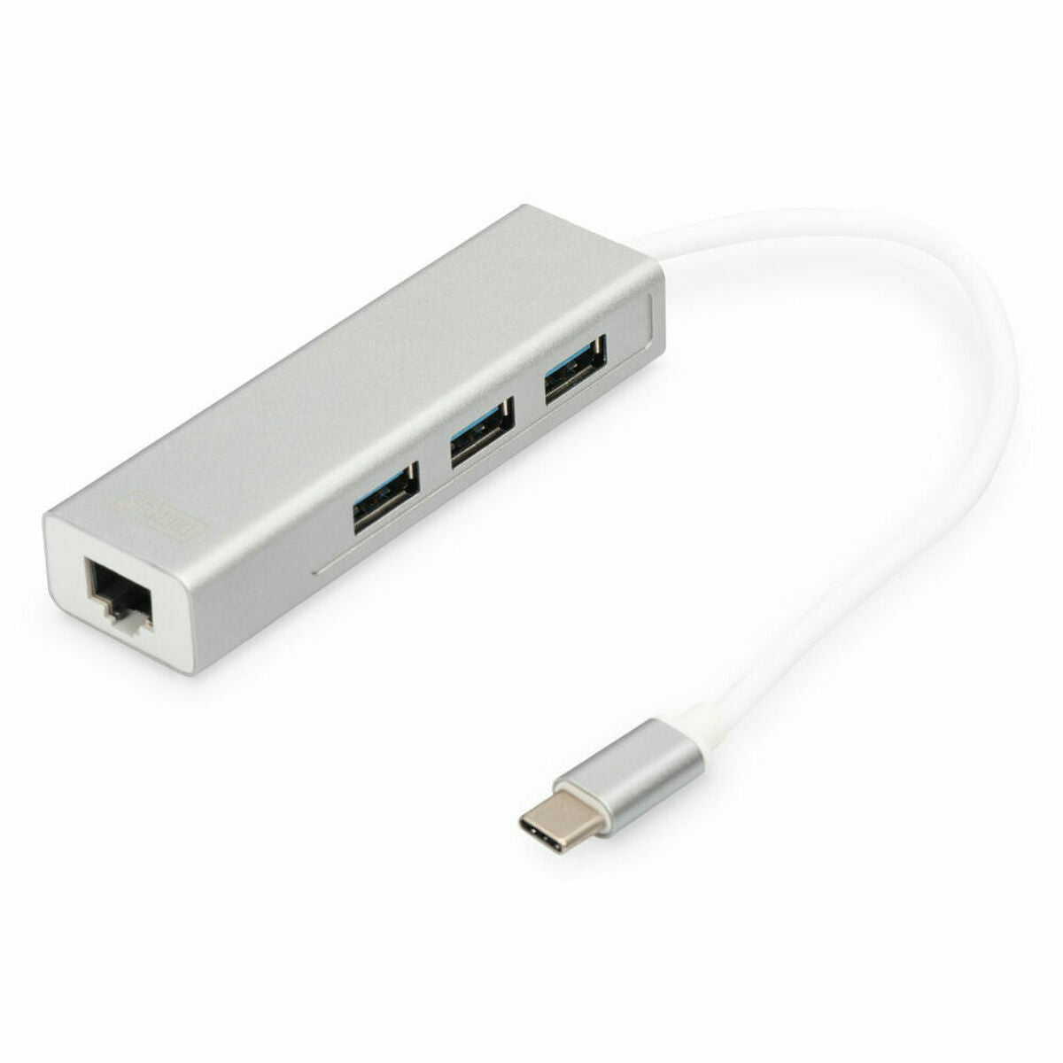 Digitus DA-70255 station d'accueil USB 3.2 Gen 1 (3.1 Gen 1) Type-C Gris, Blanc