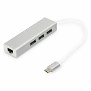 Digitus DA-70255 station d'accueil USB 3.2 Gen 1 (3.1 Gen 1) Type-C Gris, Blanc