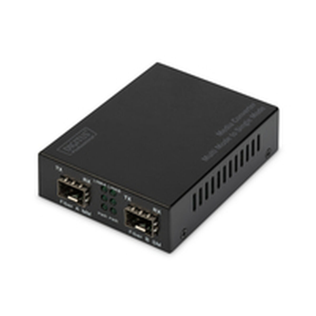 Digitus DN-82133 convertisseur de support réseau 1000 Mbit/s 1550 nm Multimode, Monomode Noir