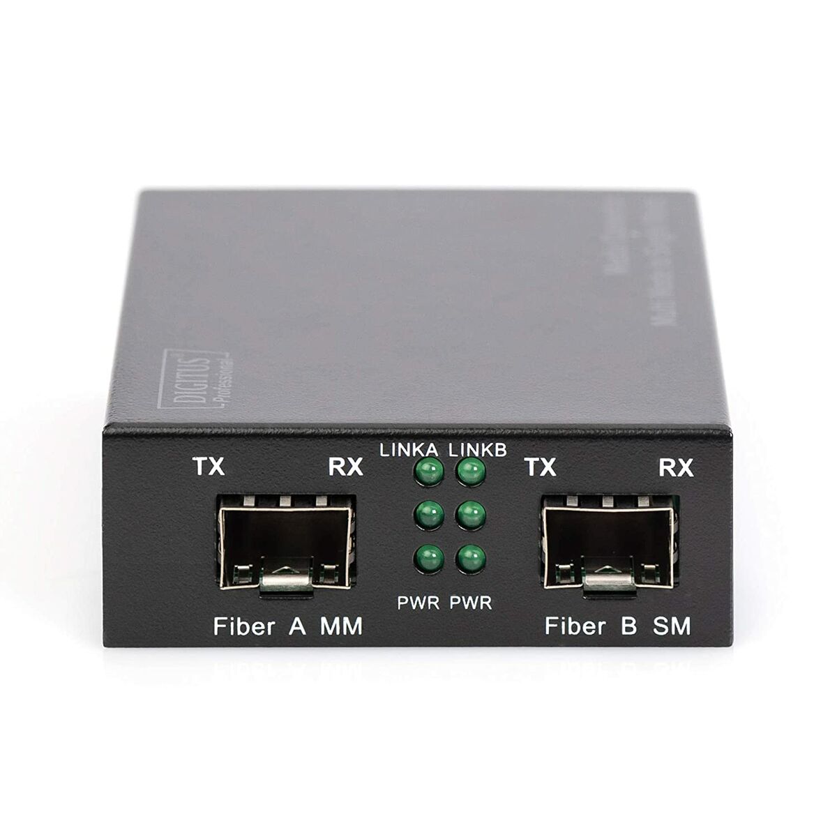 Digitus DN-82133 convertisseur de support réseau 1000 Mbit/s 1550 nm Multimode, Monomode Noir