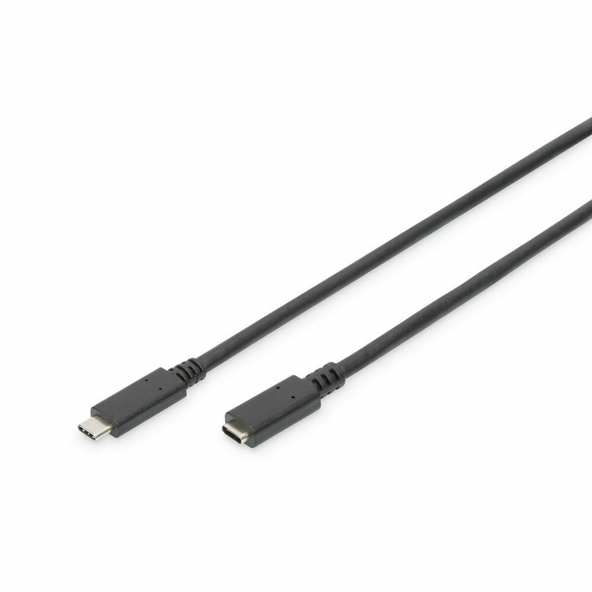 Digitus AK-300210-015-S câble USB USB 2.0 1,5 m USB C 0,48 Gbit/s Noir