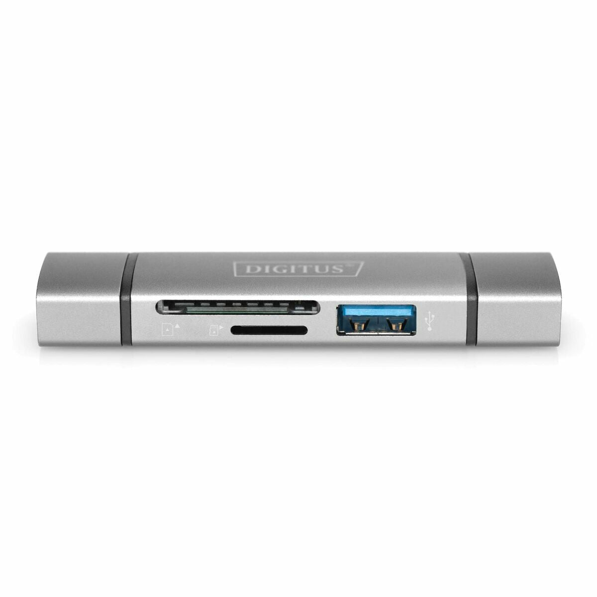 Digitus DA-70886 lecteur de carte mémoire USB 3.2 Gen 1 (3.1 Gen 1) Type-A/Type-C Aluminium