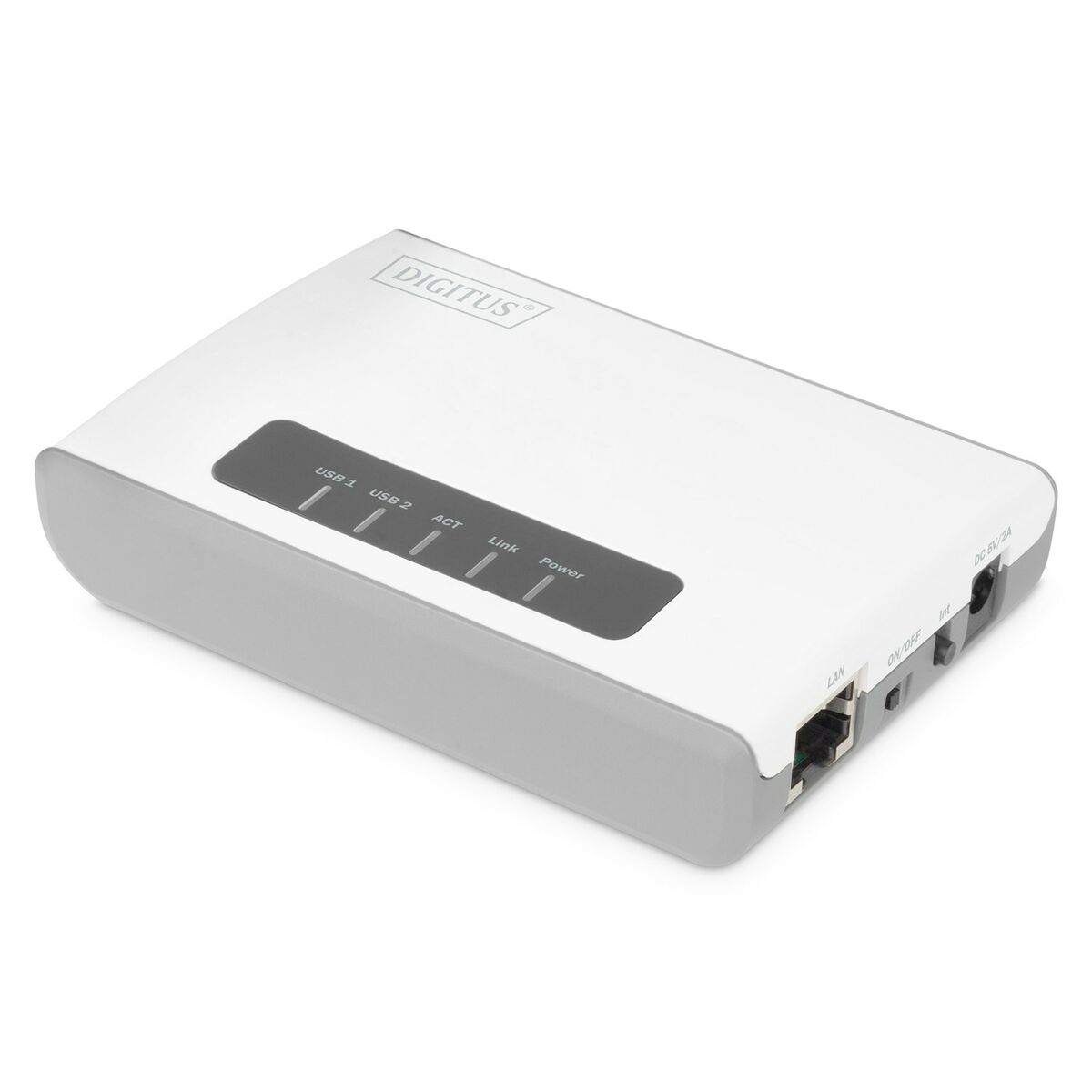 Digitus DN-13024 serveur d'impression Ethernet LAN/LAN sans fil Blanc