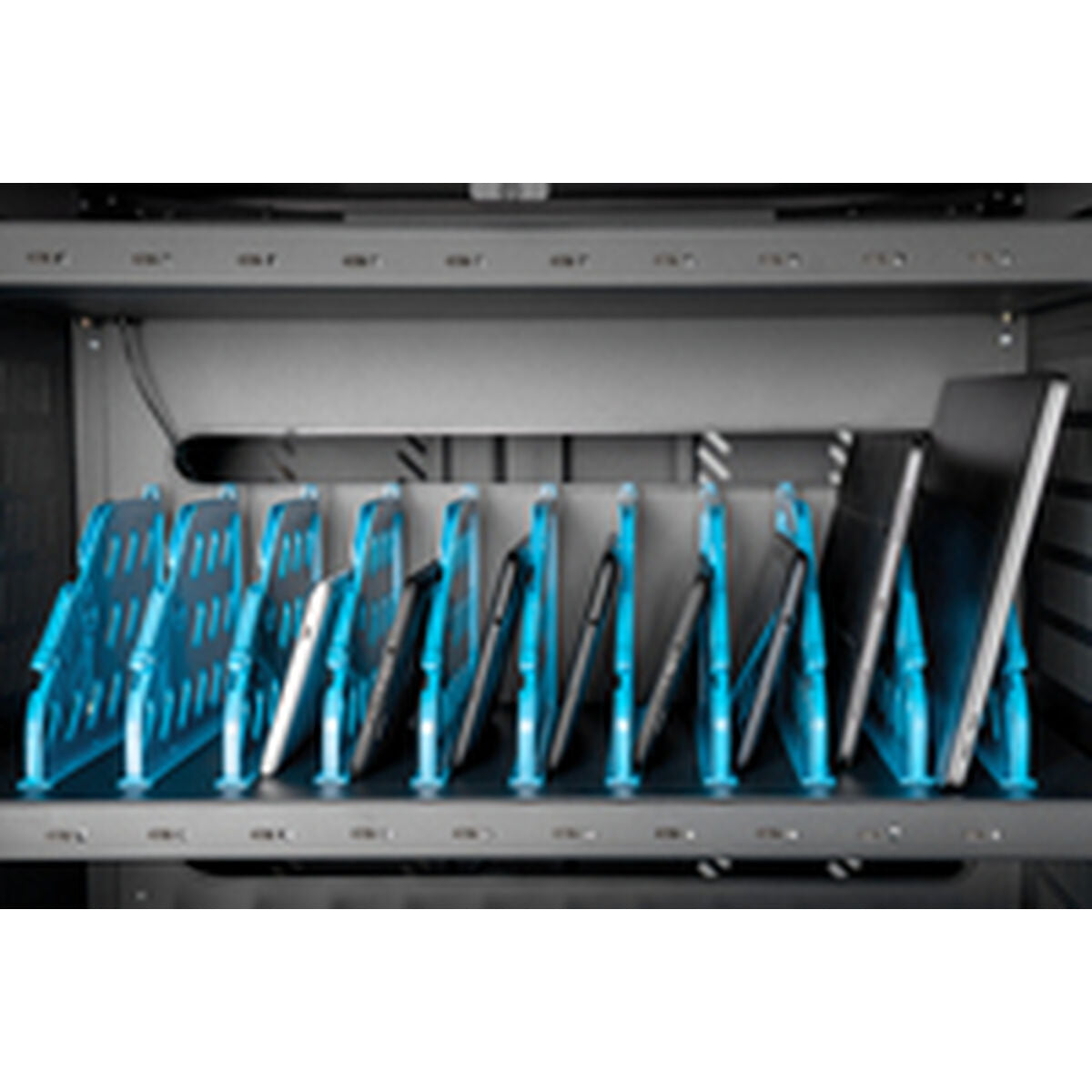 "Armoire mobile DIGITUS sur roulettes pour charger jusqu'a 30 ordinateurs portables/tablettes jusqu'a 15,6"" avec USB Type C"