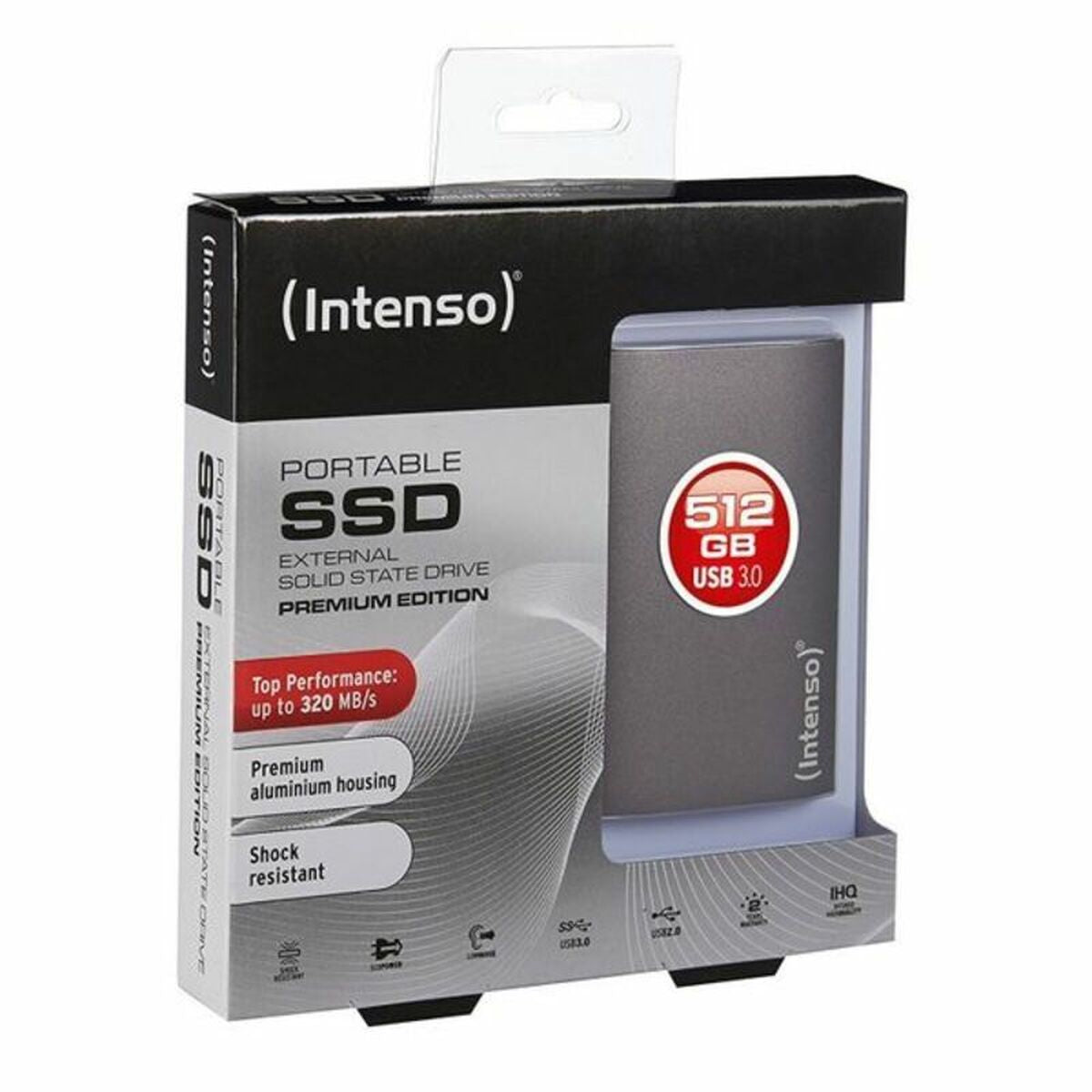 INTENSO SSD Externe 1.8" USB 3.0 - 256 Go