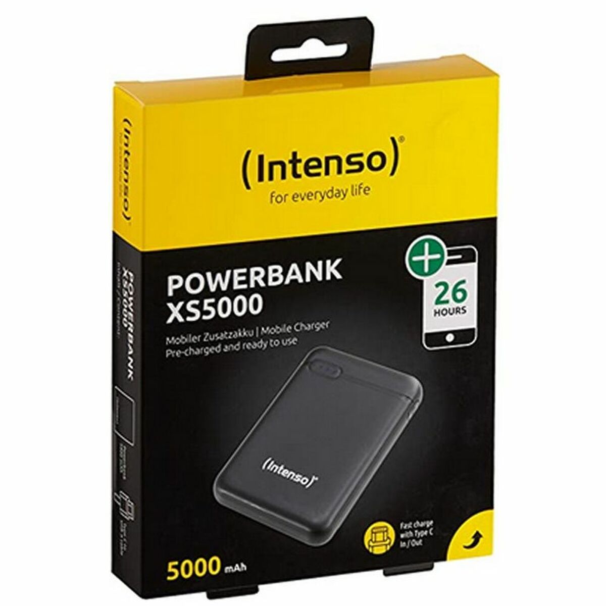 INTENSO PowerBank XS5000 USB / Type-C -5000 mAh noir