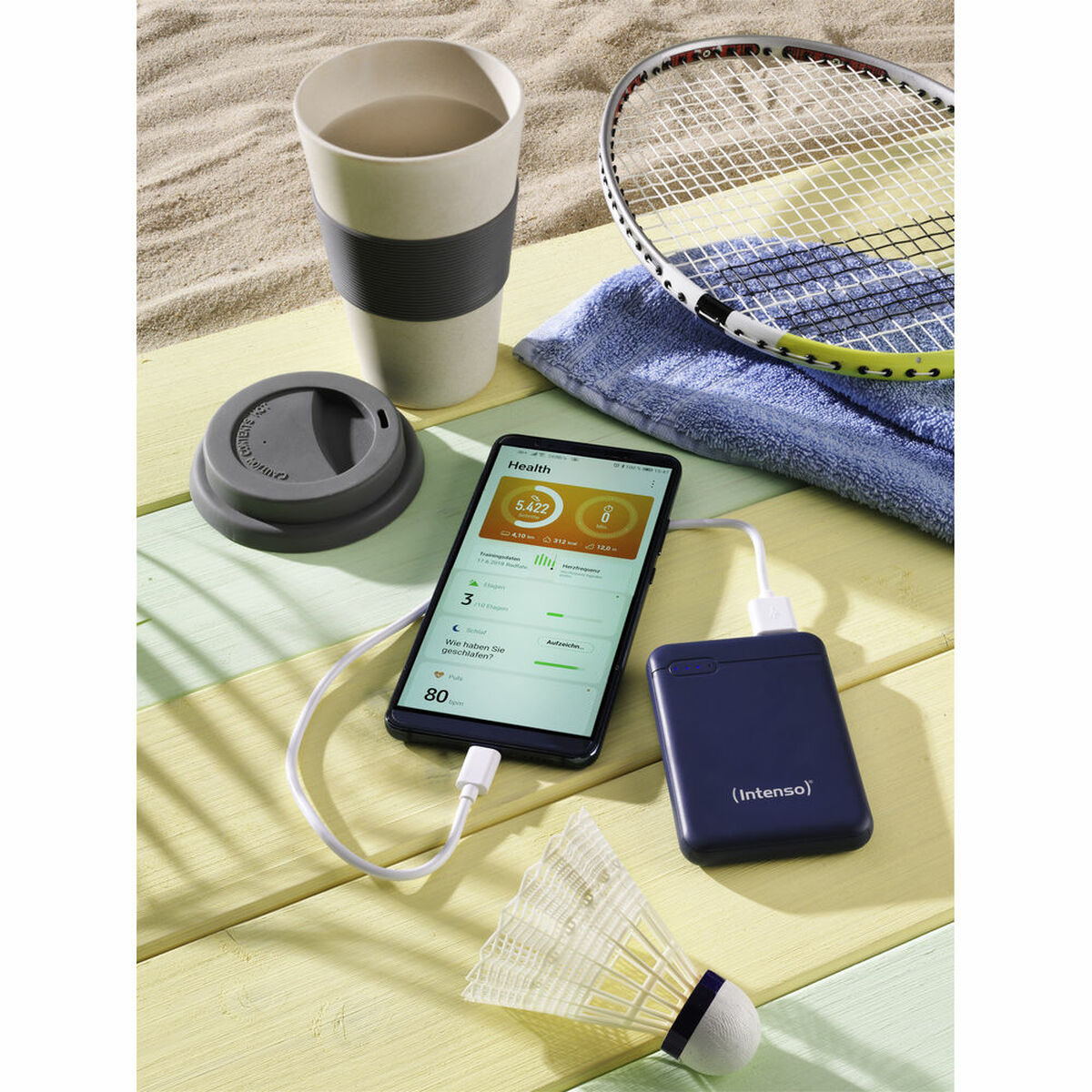 INTENSO PowerBank XS5000 USB / Type-C -5000 mAh bleu foncé
