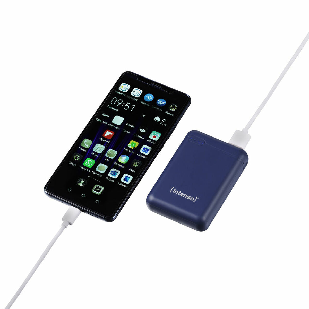 INTENSO PowerBank XS10000 USB / Type-C -10000 mAh bleu foncé