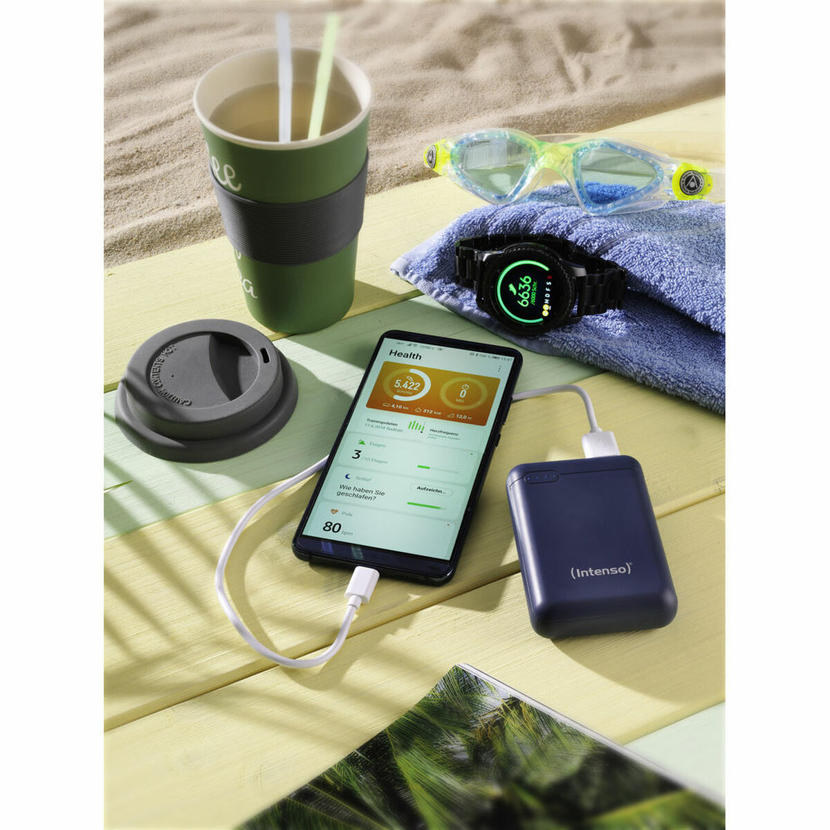 INTENSO PowerBank XS10000 USB / Type-C -10000 mAh bleu foncé