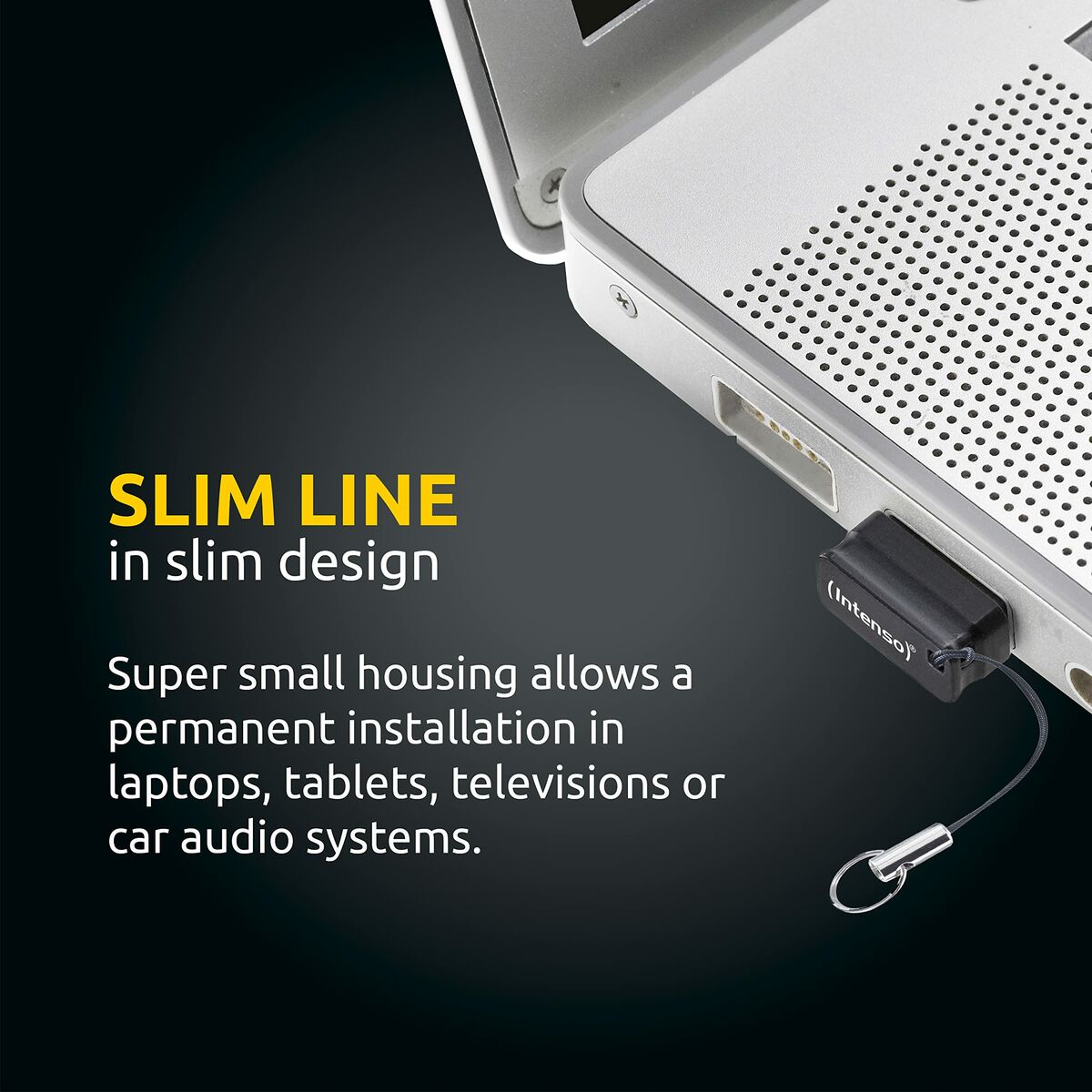 INTENSO Clé USB 3.0 Slim Line - 128 Go