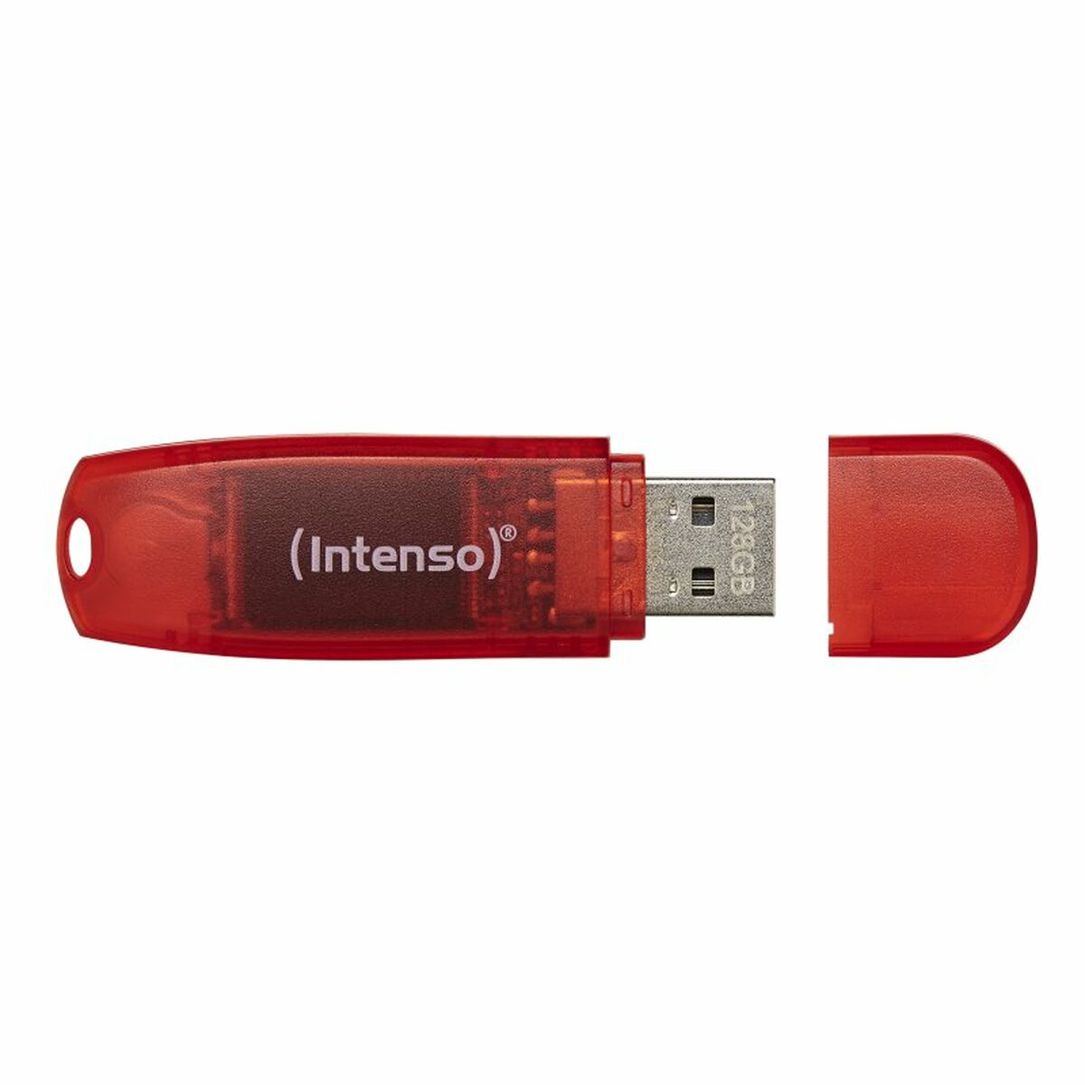 INTENSO Clé USB 2.0 Rainbow Line - 128 Go Rouge