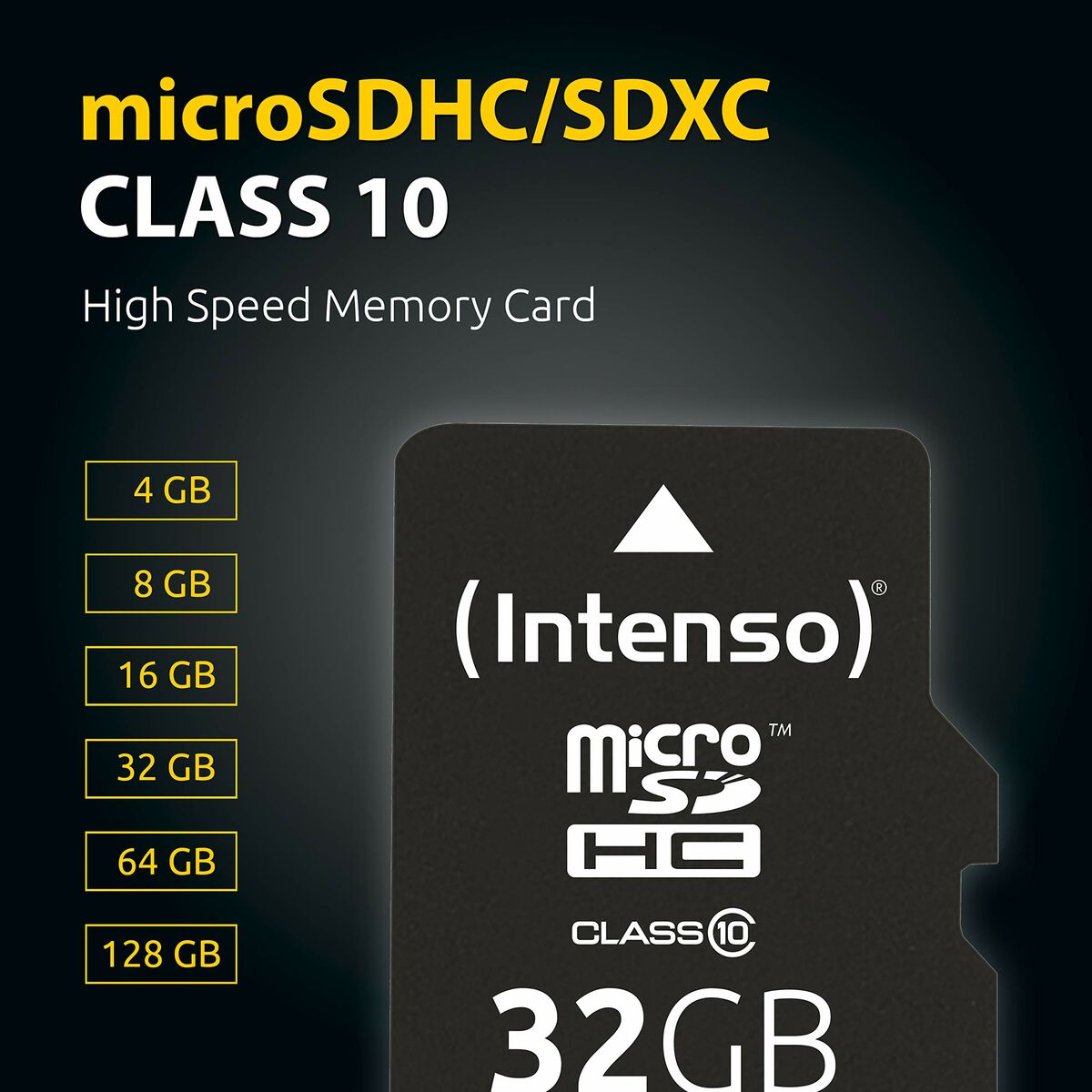 INTENSO Carte MicroSDXC Class 10 - 128 Go