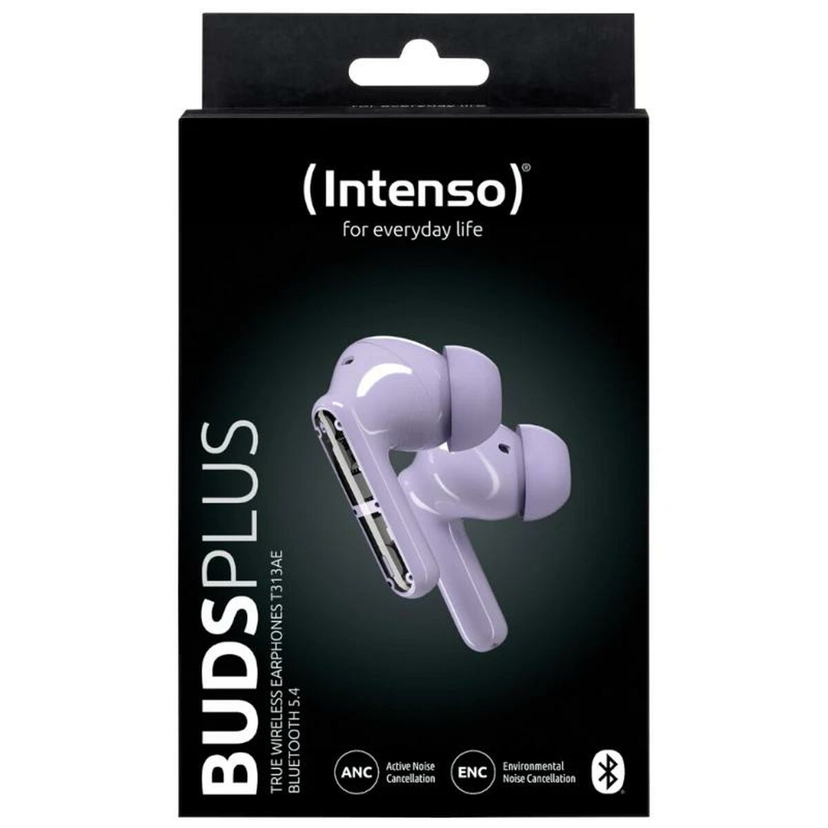 INTENSO Ecouteurs BUDS PLUS sans fil, violets