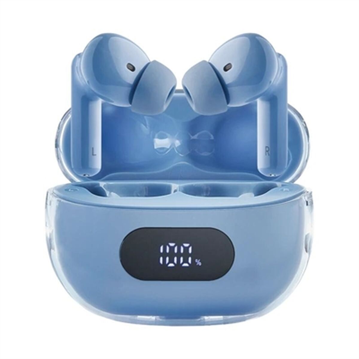 INTENSO Ecouteurs BUDS PLUS sans fil, bleus