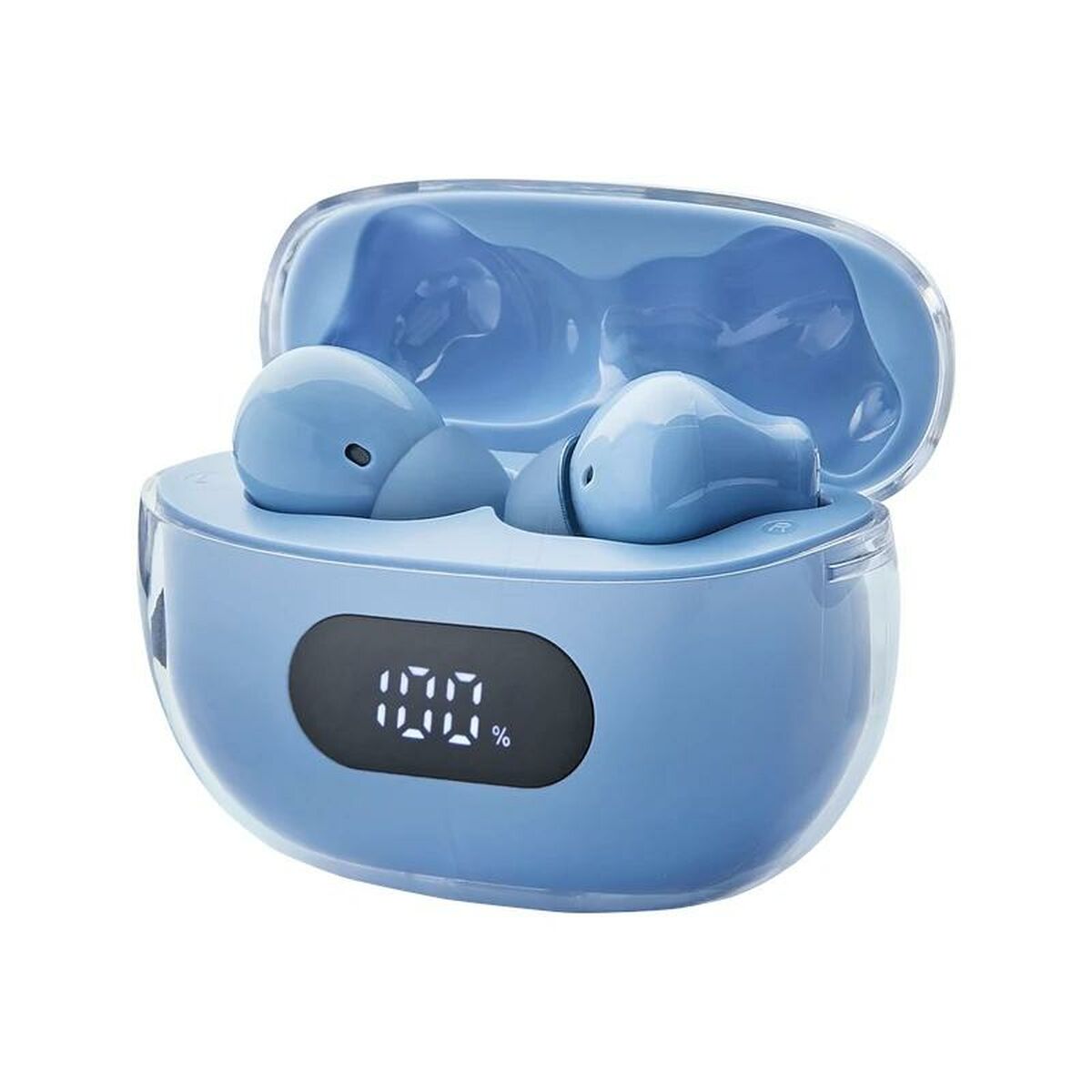 INTENSO Ecouteurs BUDS PLUS sans fil, bleus