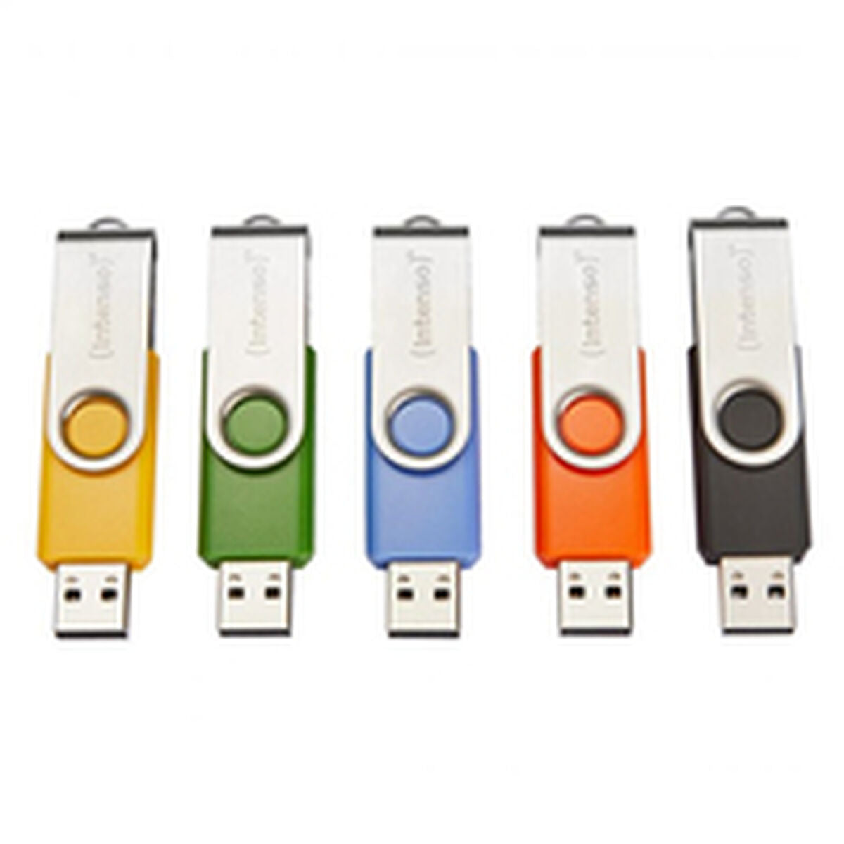 INTENSO Clé USB 2.0 Basic Line - Pack de 10 x 8 Go