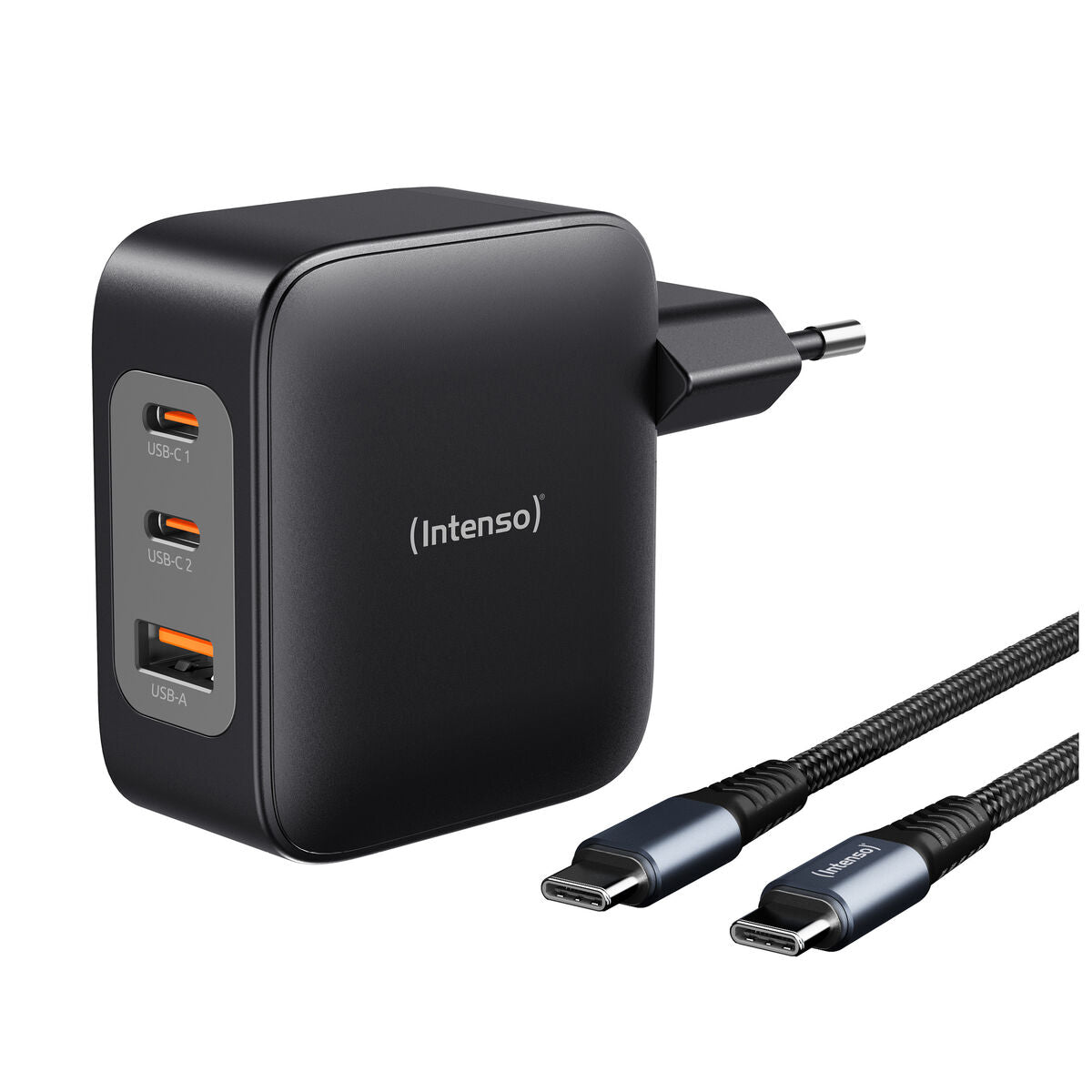 CHARGEUR SECTEUR USB TYPE C 100 W AVEC CORDON 2,0 M
