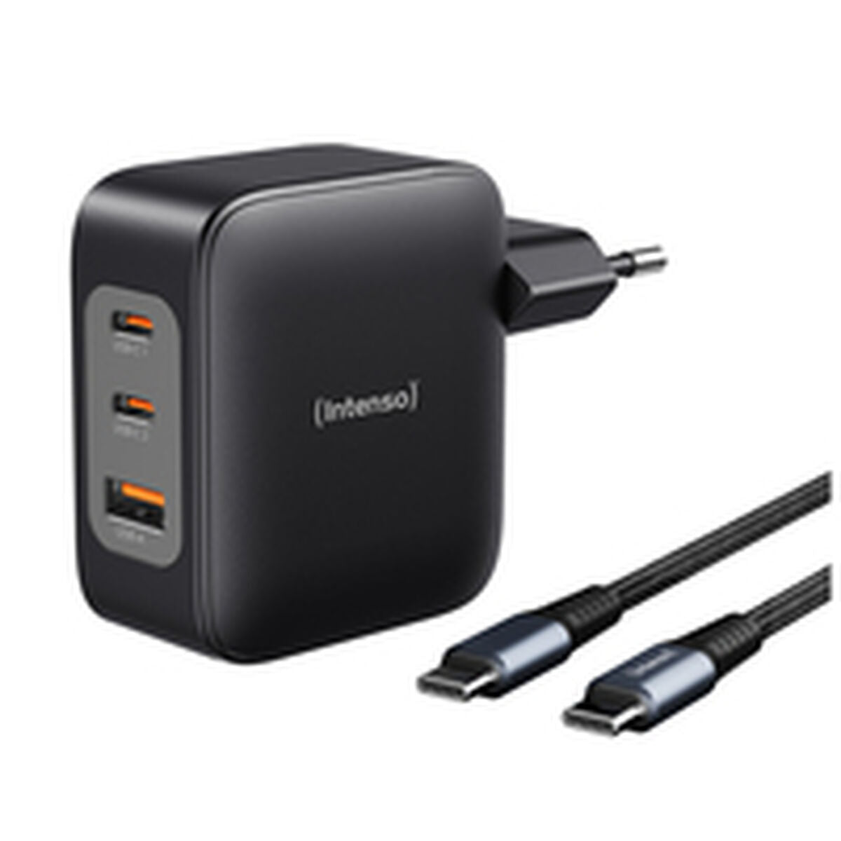 CHARGEUR SECTEUR USB TYPE C 100 W AVEC CORDON 2,0 M