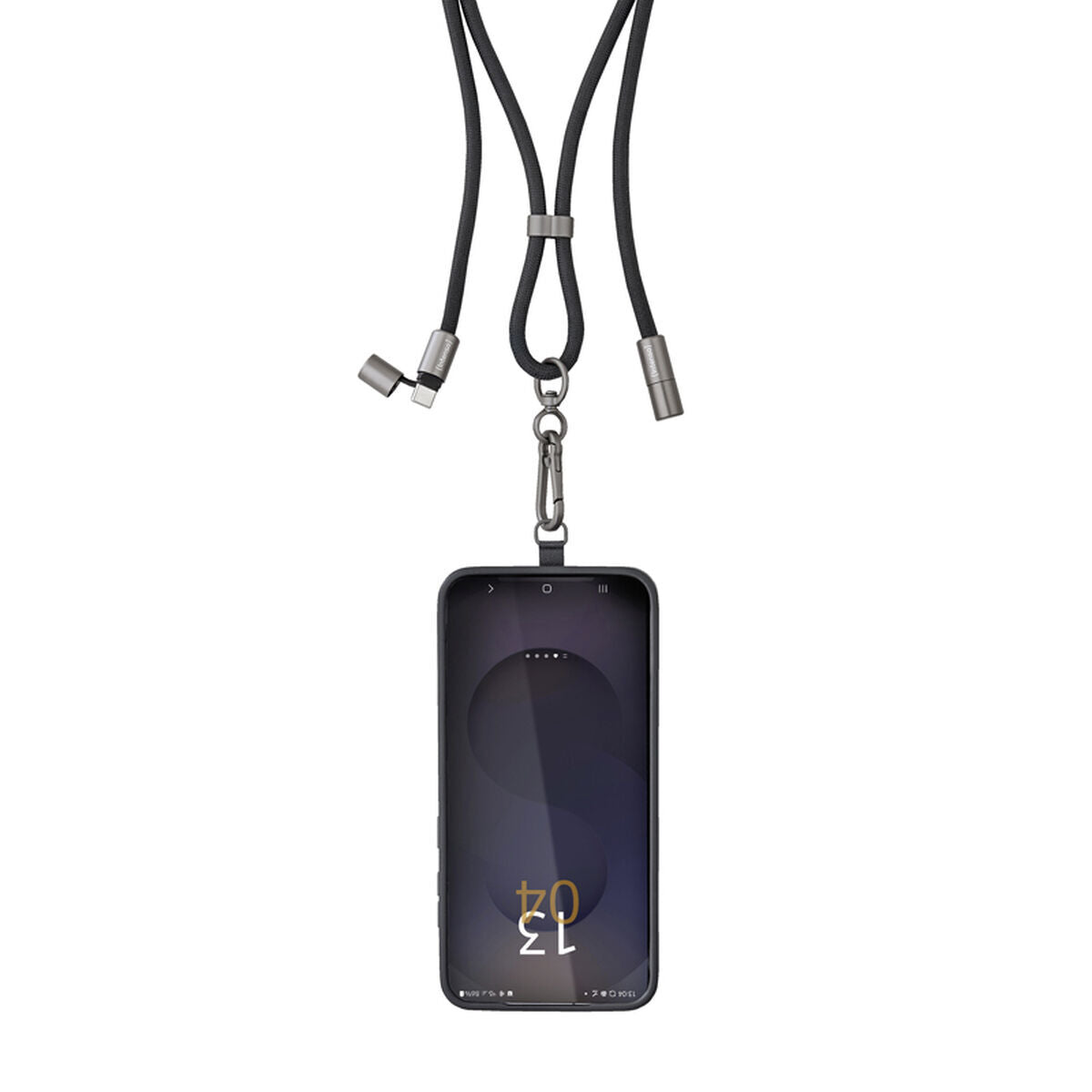 INTENSO Lanière de chargement pour téléphone portable noire