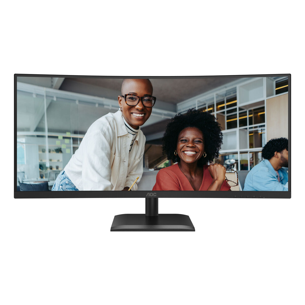 AOC CU34E4CV - Écran incurvé - 34i - 3440 x 1440 UWQHD 120 Hz - VA - 3500:1 - HDR10 - 4 ms - 2xHDMI DP USB-C -HP- GAR 5 ans