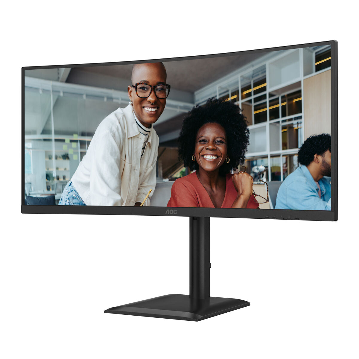 AOC CU34E4CV - Écran incurvé - 34i - 3440 x 1440 UWQHD 120 Hz - VA - 3500:1 - HDR10 - 4 ms - 2xHDMI DP USB-C -HP- GAR 5 ans
