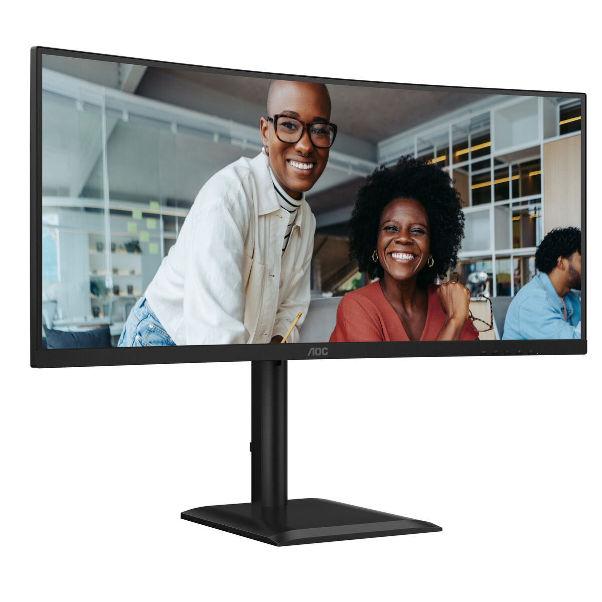 AOC CU34E4CV - Écran incurvé - 34i - 3440 x 1440 UWQHD 120 Hz - VA - 3500:1 - HDR10 - 4 ms - 2xHDMI DP USB-C -HP- GAR 5 ans