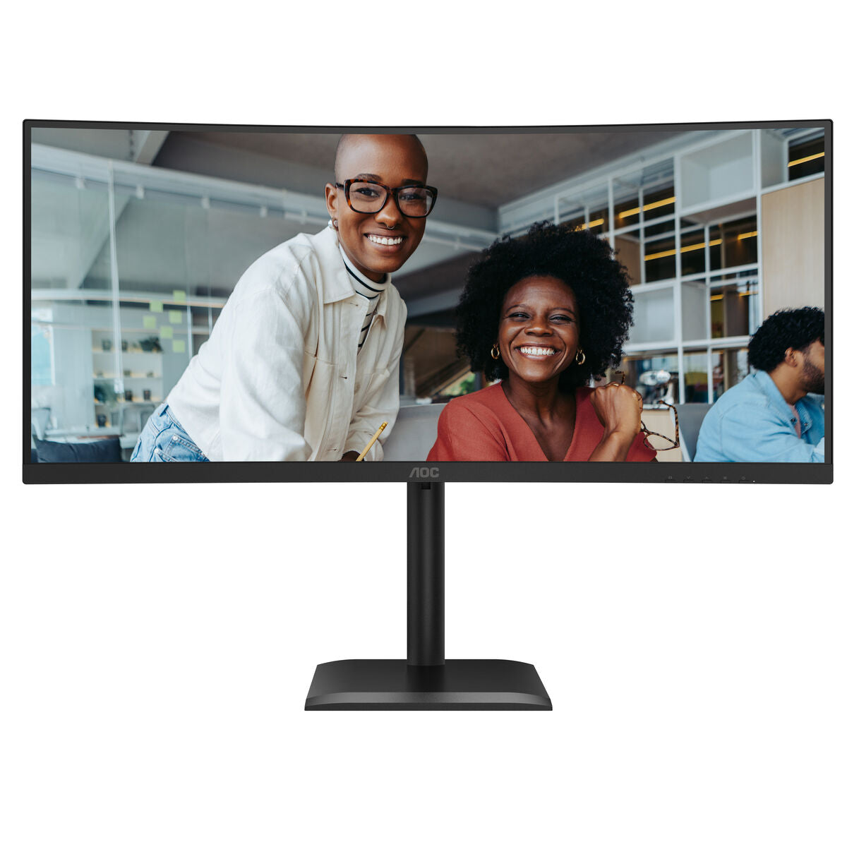 AOC CU34E4CV - Écran incurvé - 34i - 3440 x 1440 UWQHD 120 Hz - VA - 3500:1 - HDR10 - 4 ms - 2xHDMI DP USB-C -HP- GAR 5 ans