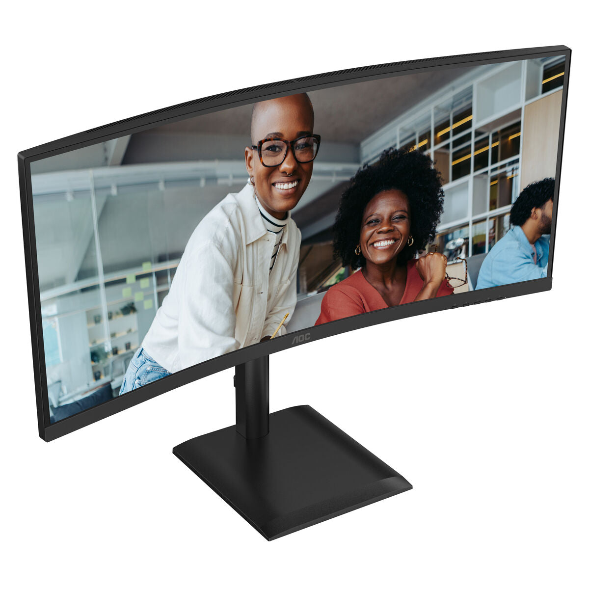 AOC CU34E4CV - Écran incurvé - 34i - 3440 x 1440 UWQHD 120 Hz - VA - 3500:1 - HDR10 - 4 ms - 2xHDMI DP USB-C -HP- GAR 5 ans