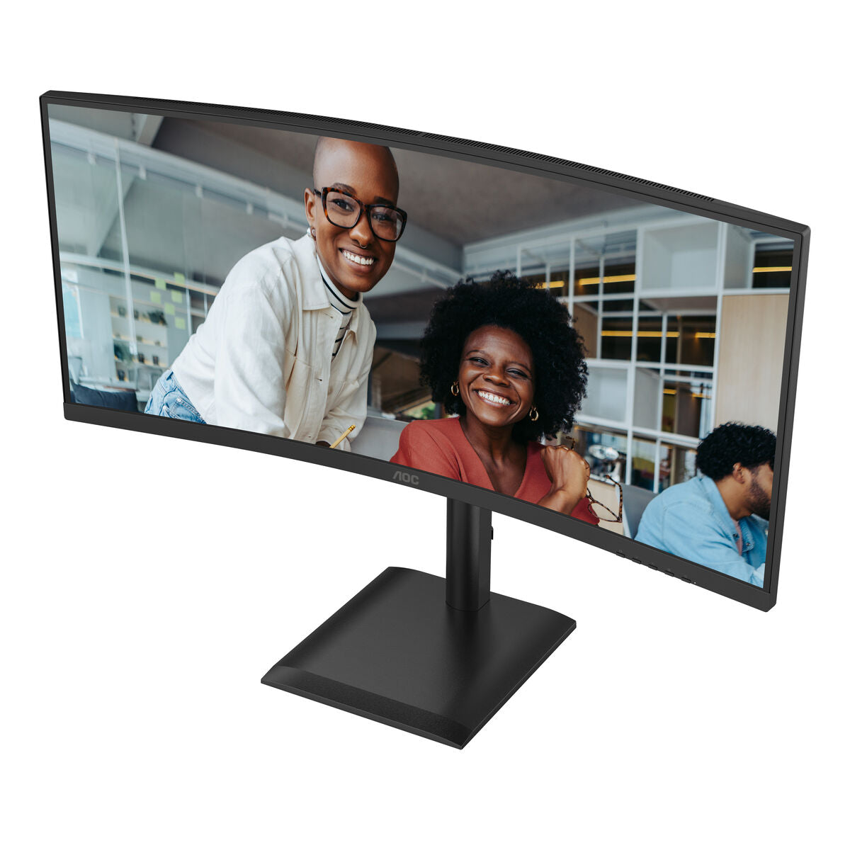 AOC CU34E4CV - Écran incurvé - 34i - 3440 x 1440 UWQHD 120 Hz - VA - 3500:1 - HDR10 - 4 ms - 2xHDMI DP USB-C -HP- GAR 5 ans