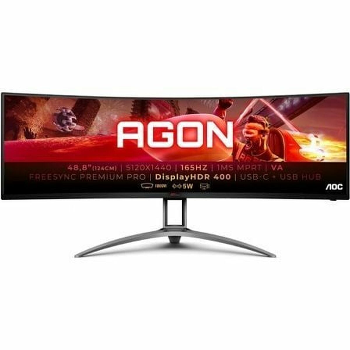 AG493UCX2/49" VA/DP-3HDMI/5120x1440