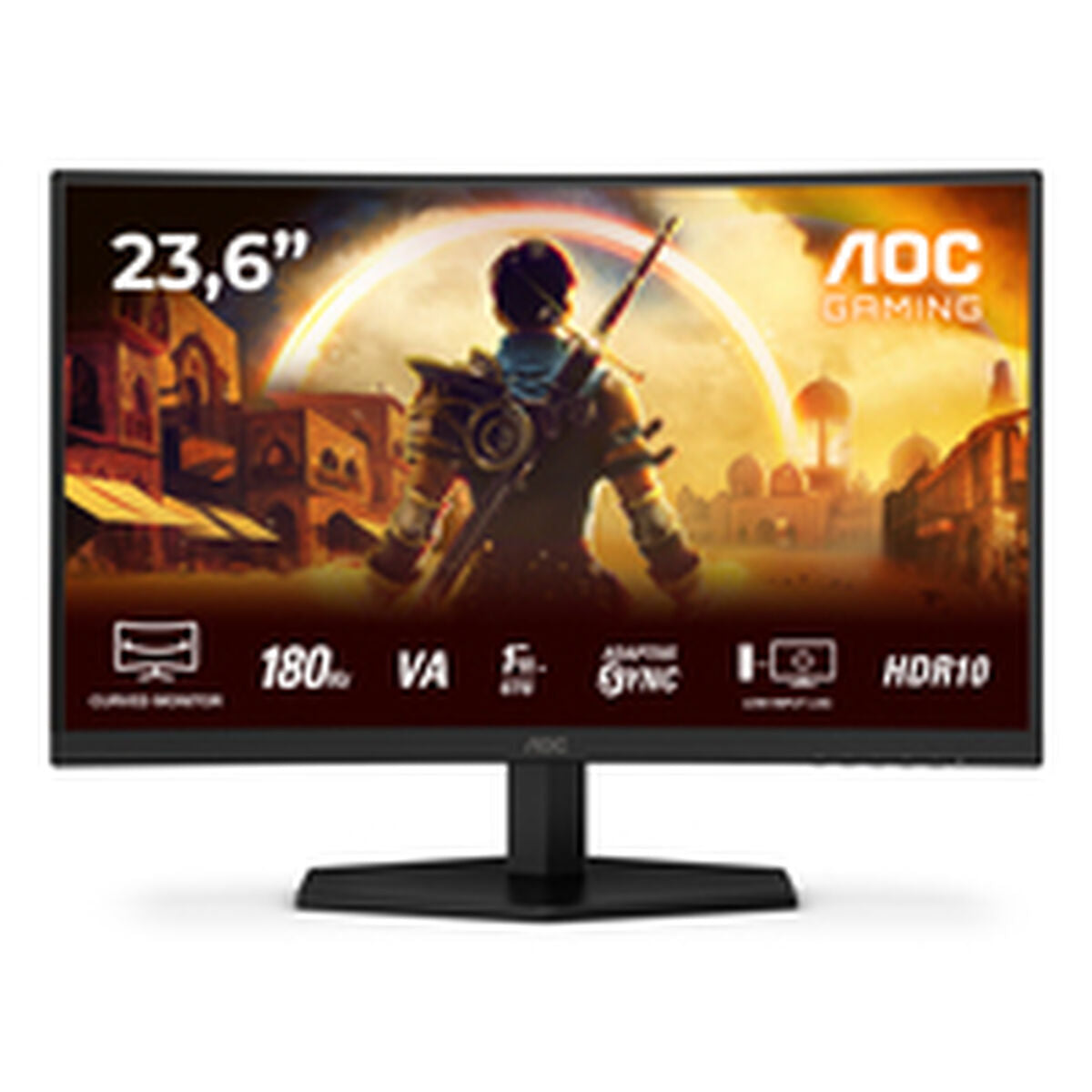AOC C24G42E 23.6p Curved Fast VA FHD 180Hz 0.5ms 250cd/m2 HDMI 2.0 DP1.4 Speakers