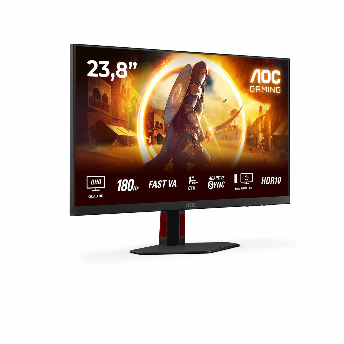 AOC Q24G4RE 23.8p Fast IPS QHD 180Hz 300cd/m2 1ms HDMI2.0 DP1.4