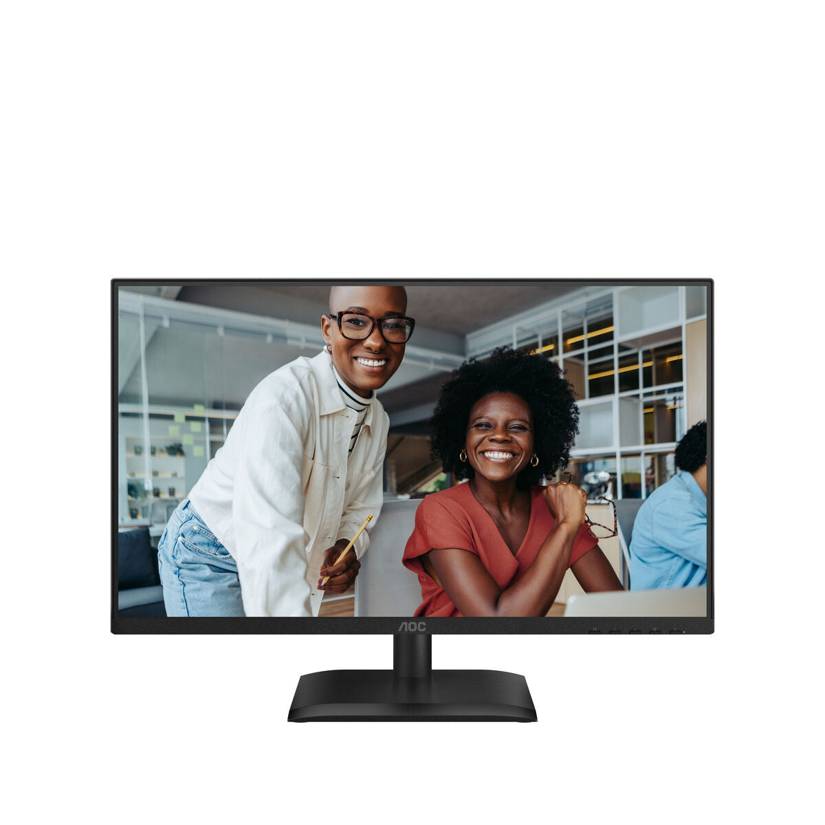 AOC 24E4U - Écran LED - 24"- 1920x 1080 Full HD  @ 120 Hz - IPS - 300 cd/m² - 1500:1 - 4 ms - HDMI, VG DP , HP, HAS garantie 5 ans