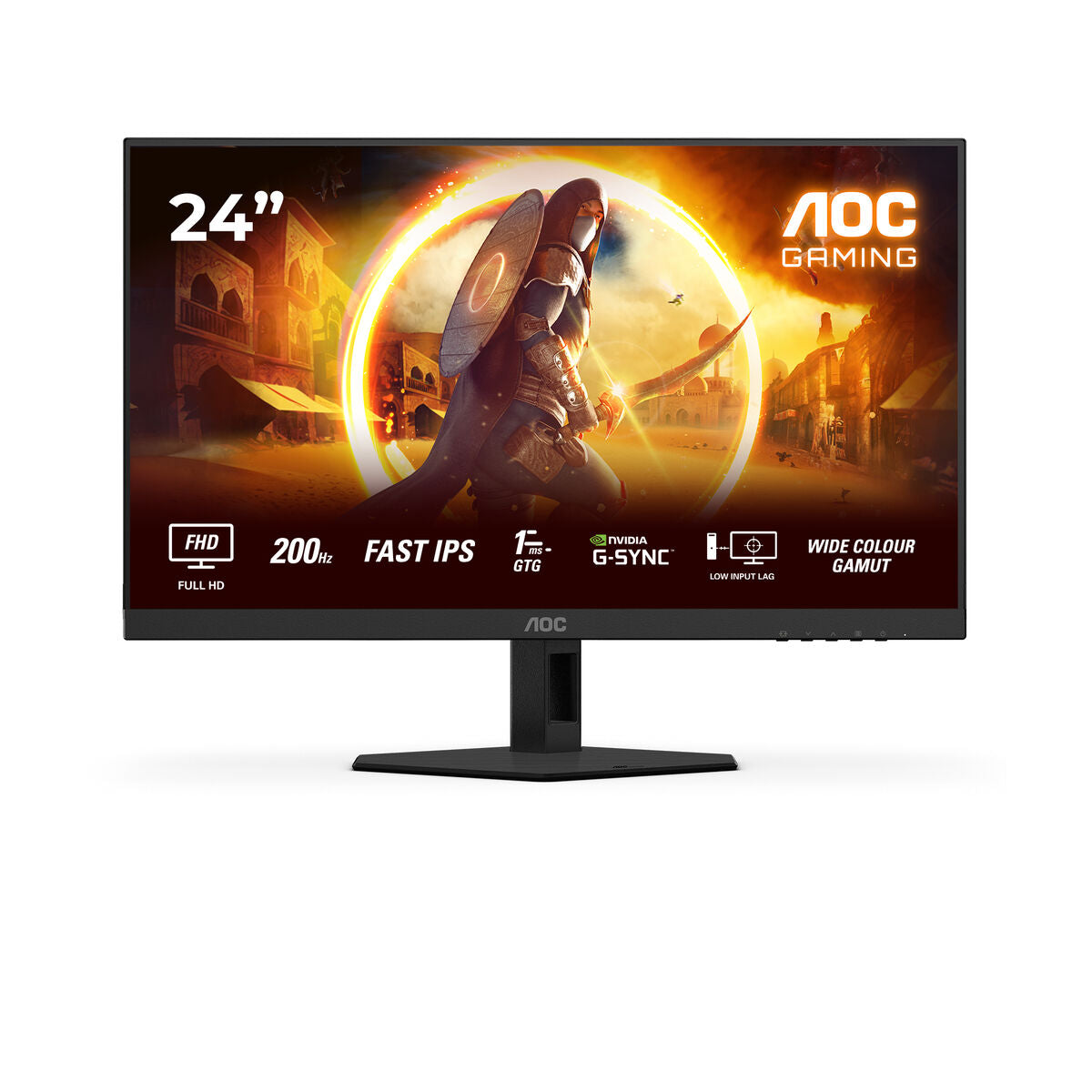 AOC 24G4HRE 23.8p FHD IPS 200Hz 0.5ms 300cd/m2 HDMI Speakers