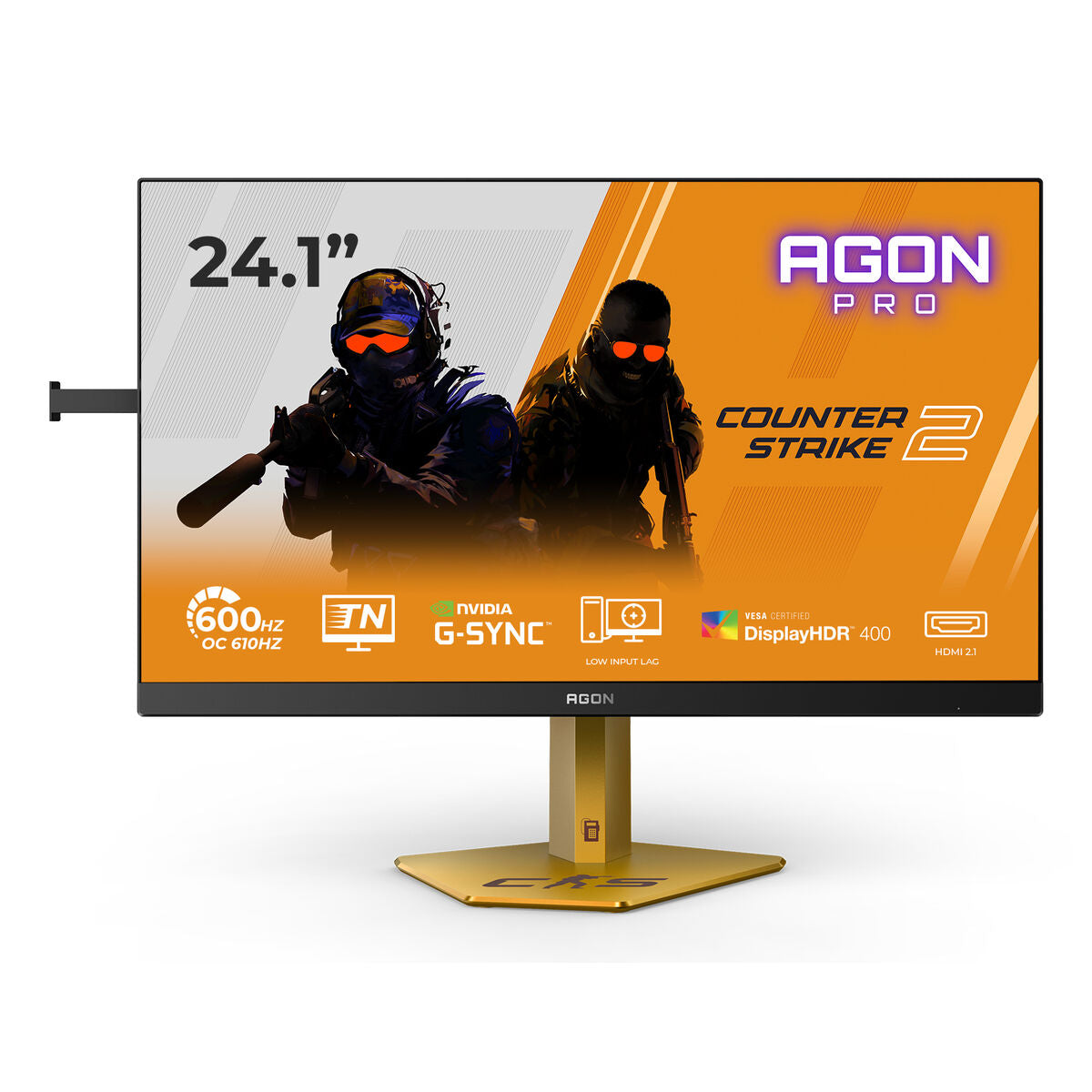 AOC CS24A 24.1p FHD Fast TN 610Hz 0.5ms 500cd/m2 HDMI2.1 DP USB 3.2 HUB USB PIVOT