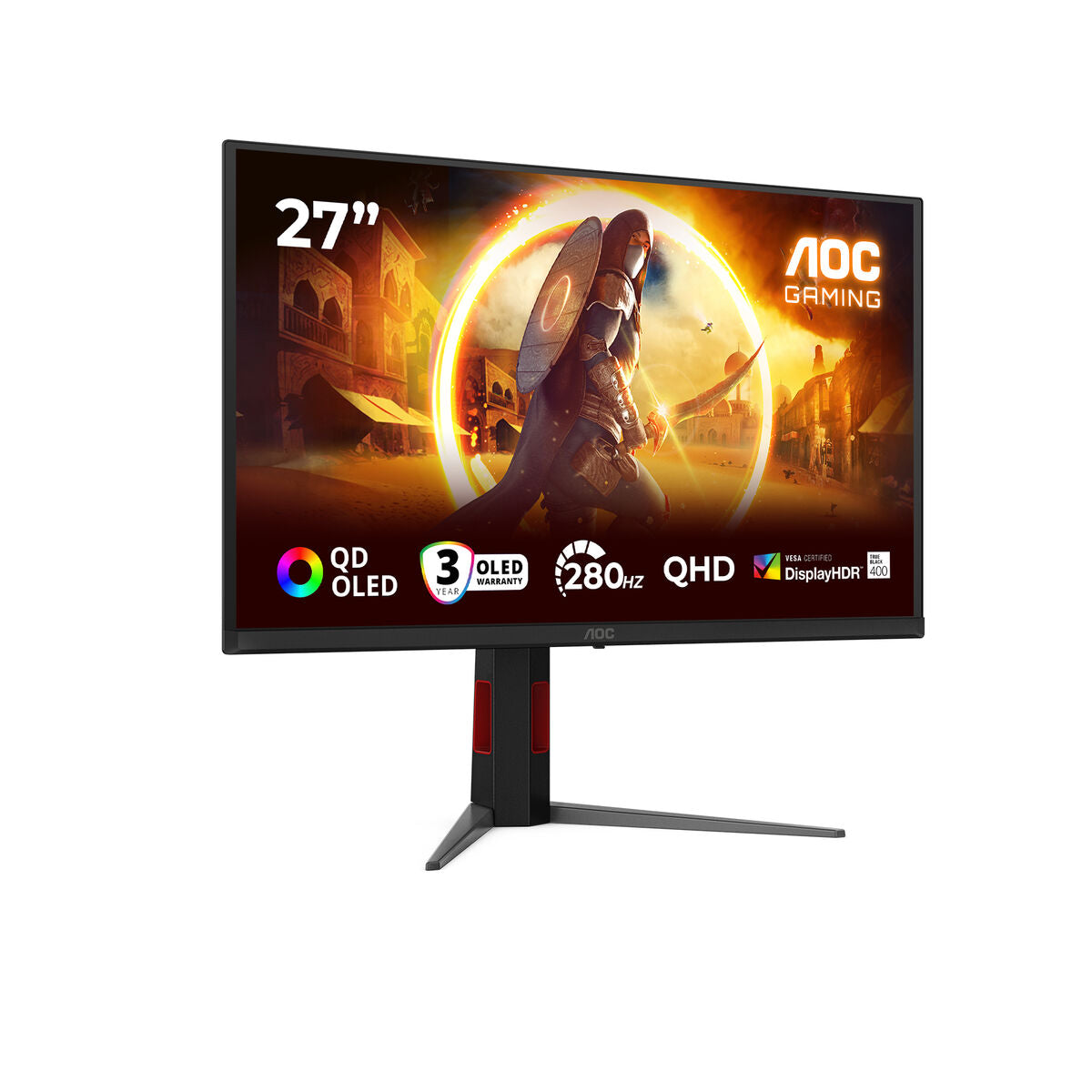 AOC Q27G4ZR 27p WQHD FASt IPS 240Hz 0.03ms 400cd/m2 HDMI2.0x2 DP Speakers
