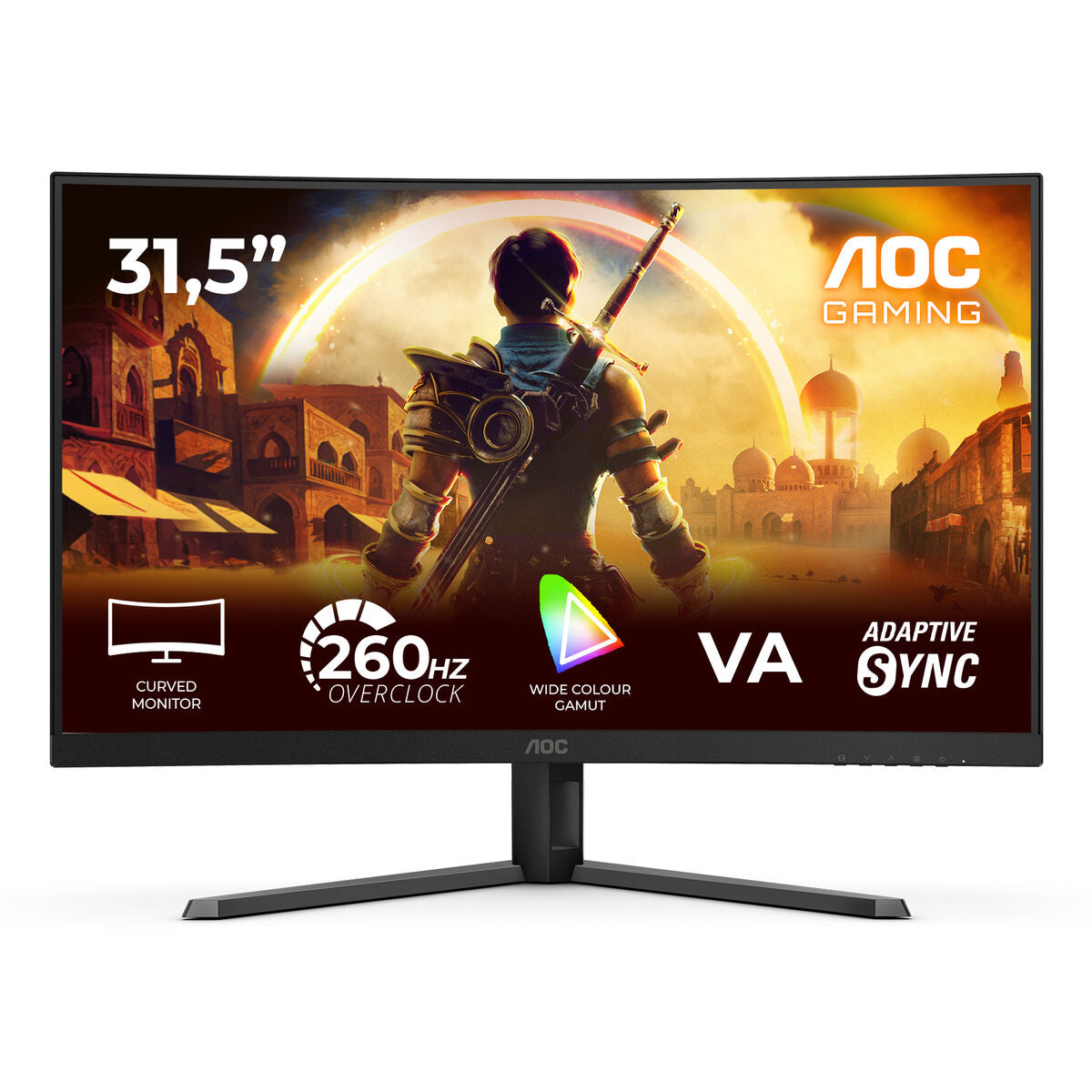 AOC C32G42ZE 31.5p FHD VA 260Hz OC 4ms 300cd/m2 HDMI 2.0 DP