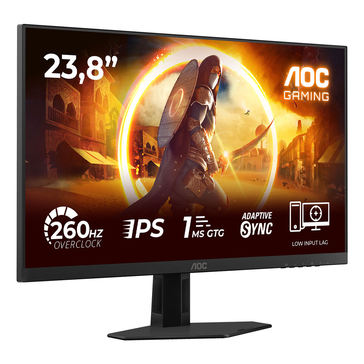 AOC 24G4ZRE Gaming 23.8p 16:9 Fast IPS 260Hz 1920x1080 HDMI 2.0 DP 1.4