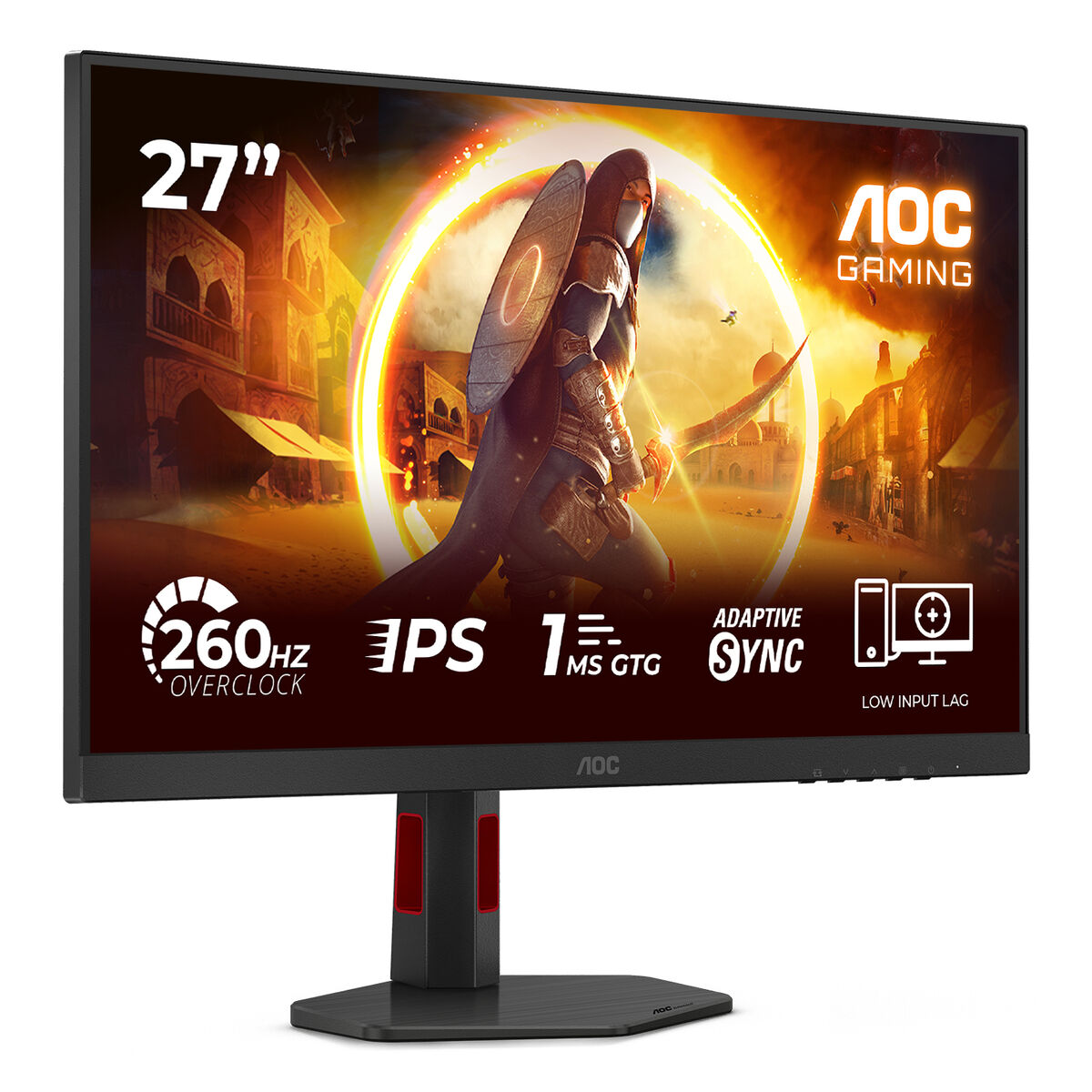 AOC 27G4ZRE Gaming 27p 16:9 Fast IPS 260Hz 1920x1080 HDMI 2.0 DP 1.4