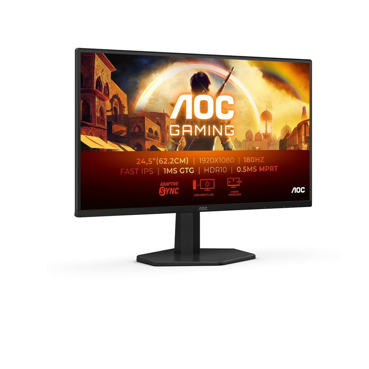 AOC 25G42E 24.5p Fast IPS FHD 180Hz 1ms 300cd/m2 HDMI 2.0 DP1.4
